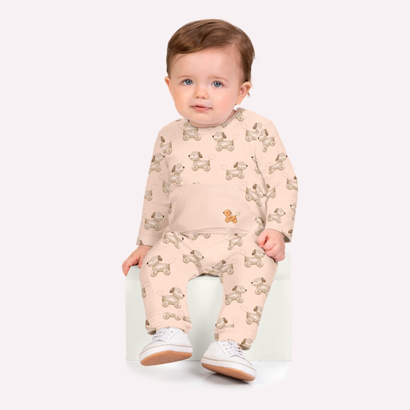 Infantil - Macacão Menino Cachorrinho Milon