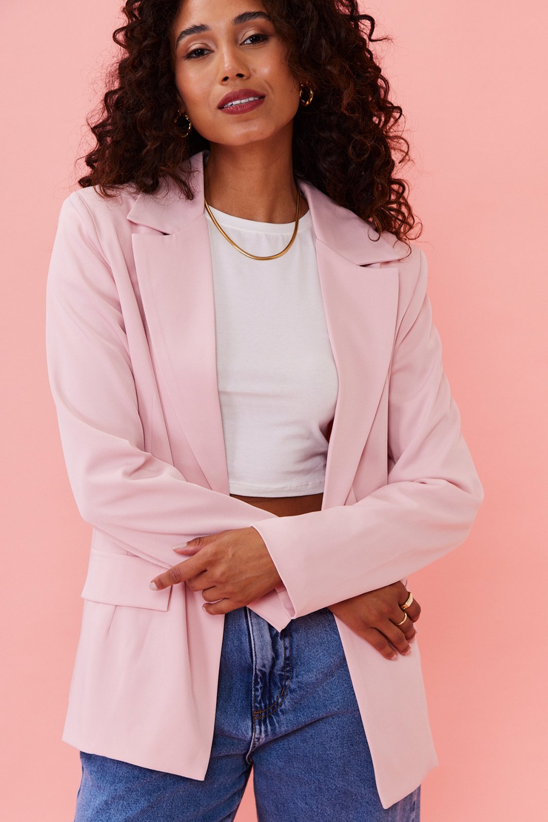 Vista 3 Blazer In Love Cida rosa In Love rosa