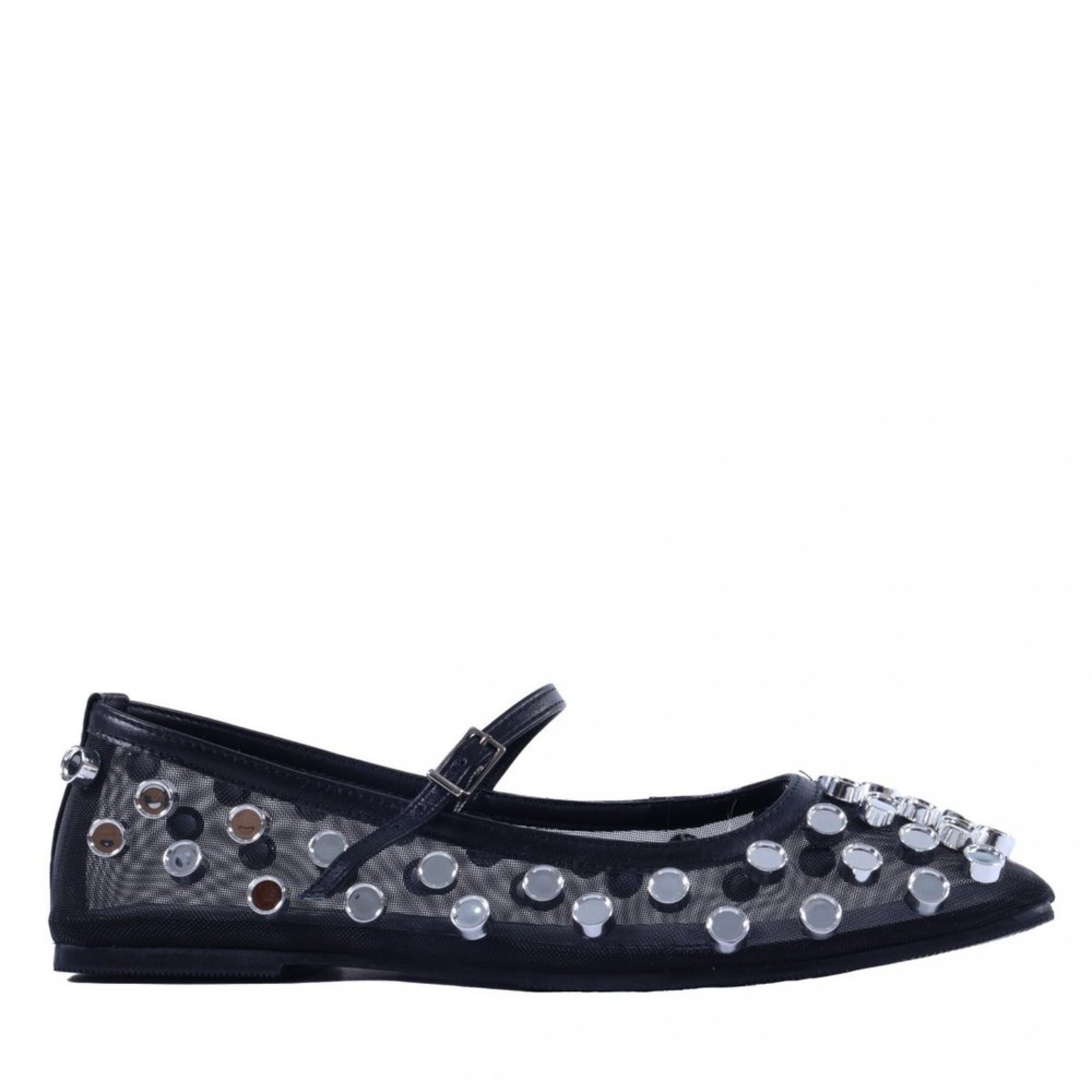 Sapatilha Feminina Zariff com Maxi Esferas 2017-6331 Zariff Preto