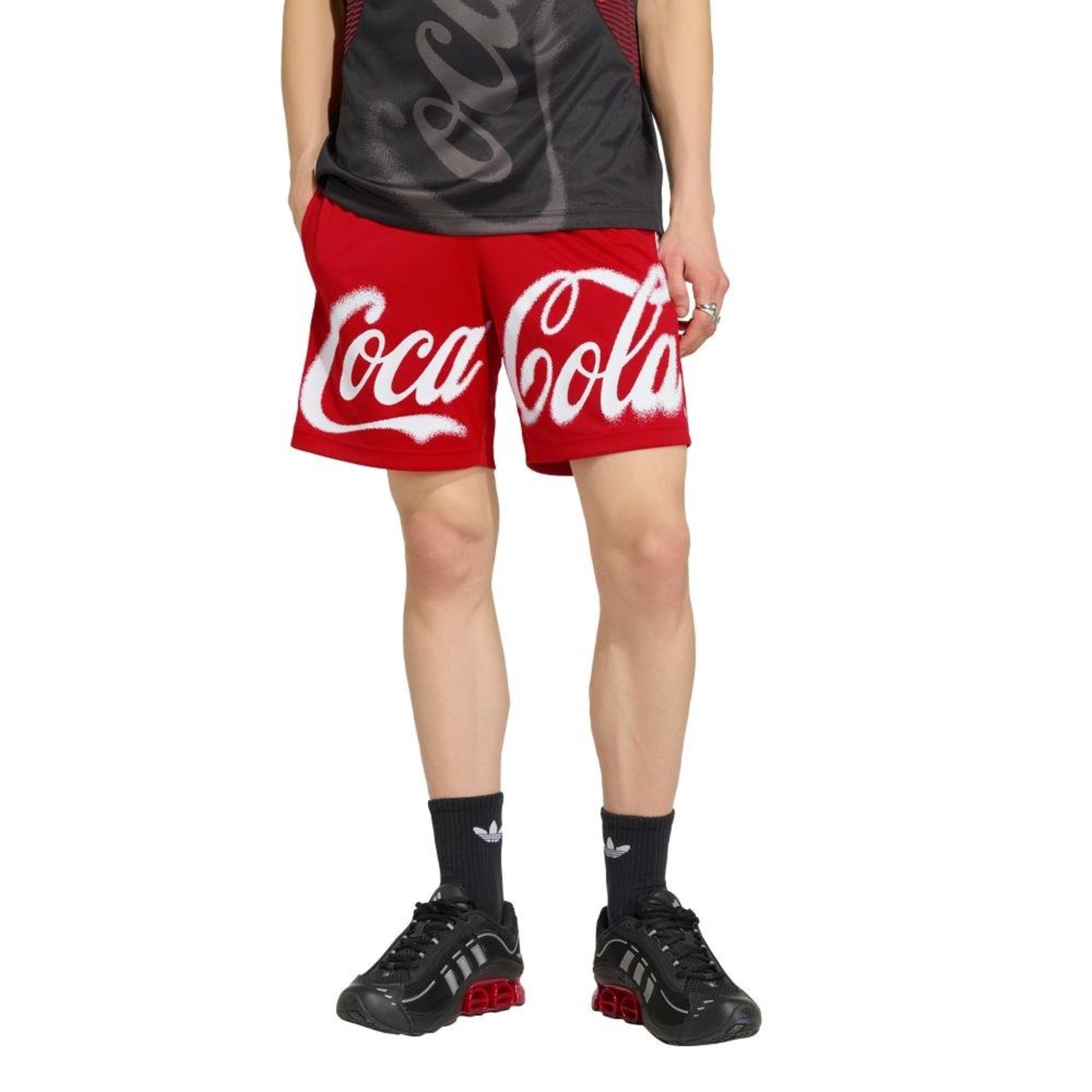 SHORTS DE TREINO ADIDAS X COCA-COLA adidas Originals Vermelho