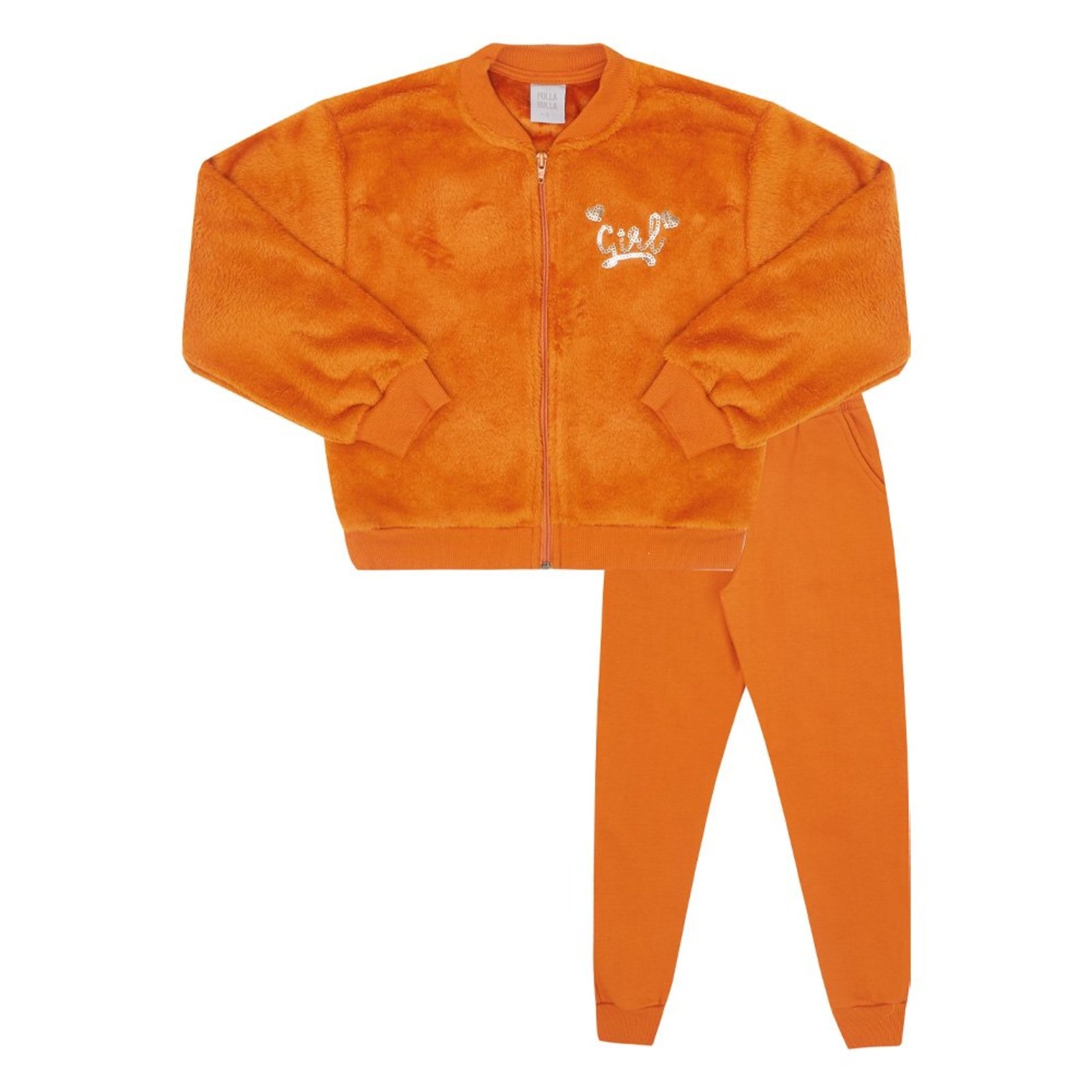 Infantil - Conjunto Menina - Ferrugem - 50341-1086 Laranja
