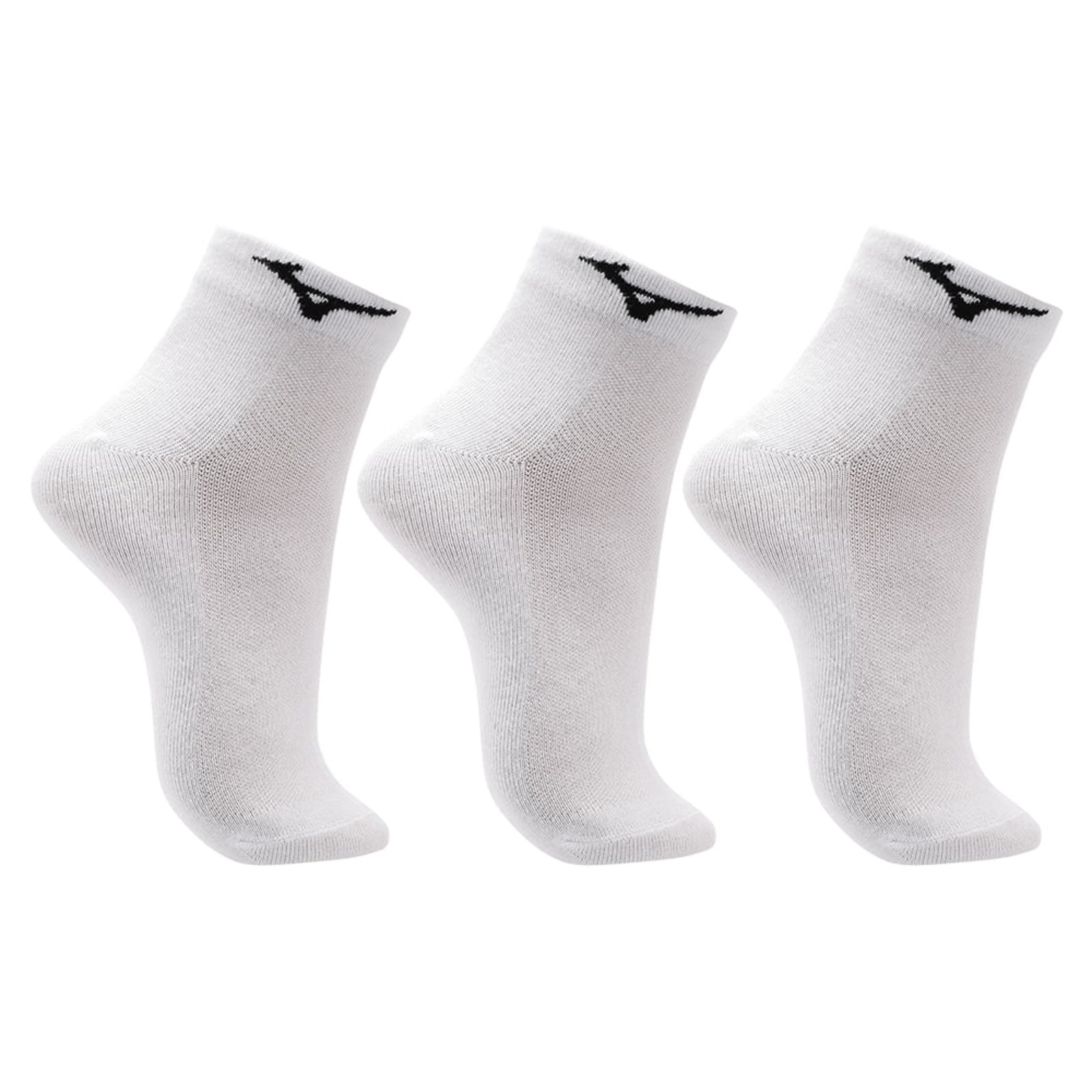 Kit Meia Cano Curto Mizuno Basic tam. 39-44 - Pacote com 3 pares