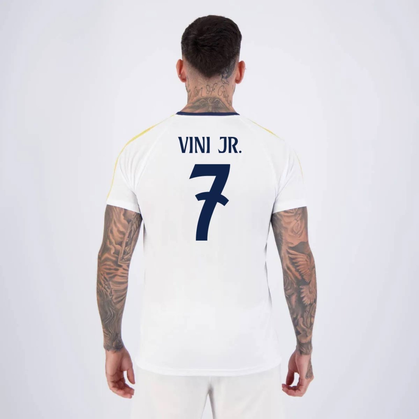 Camisa Real Madrid Vini Jr 7 Branca