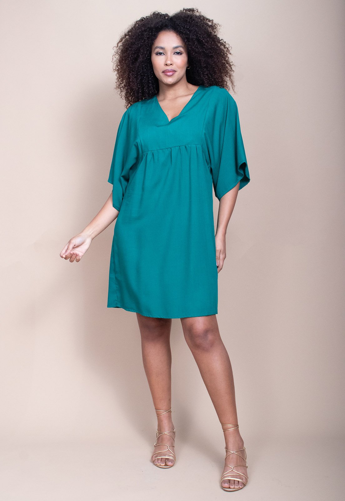 Vestido Curto Cabana Free Pequi Verde