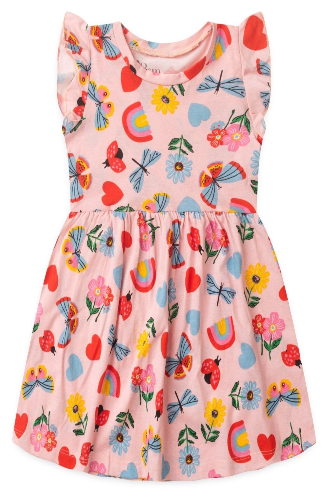 Vista 3 Infantil - Vestido Bem Vestir Feminino Arco-íris rosa BEM VESTIR rosa