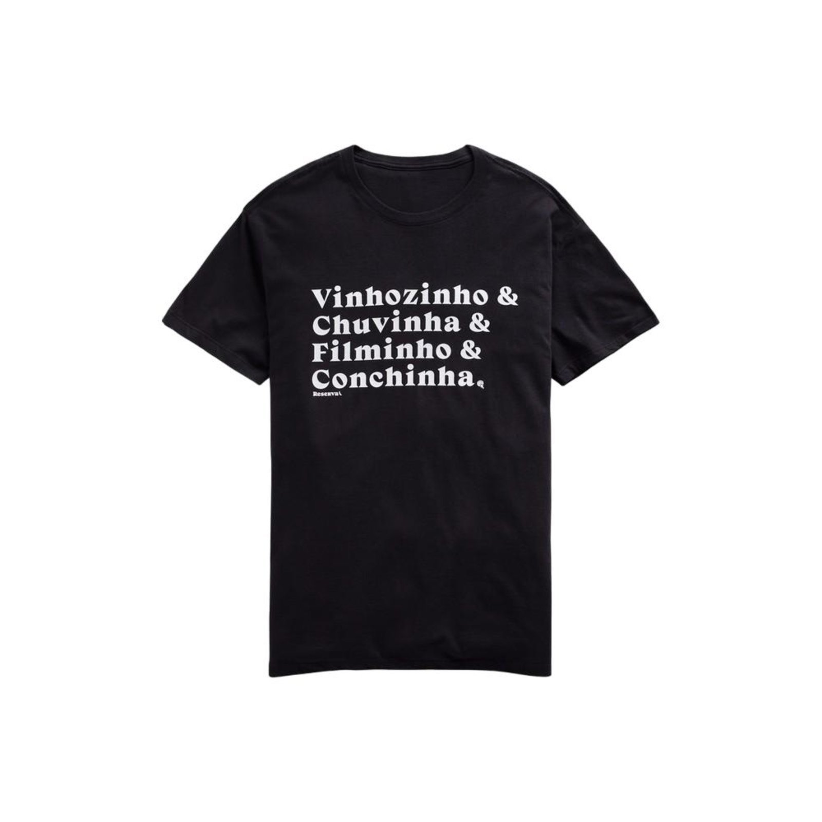 Camiseta Estampada Vinhozinho Reserva Preto