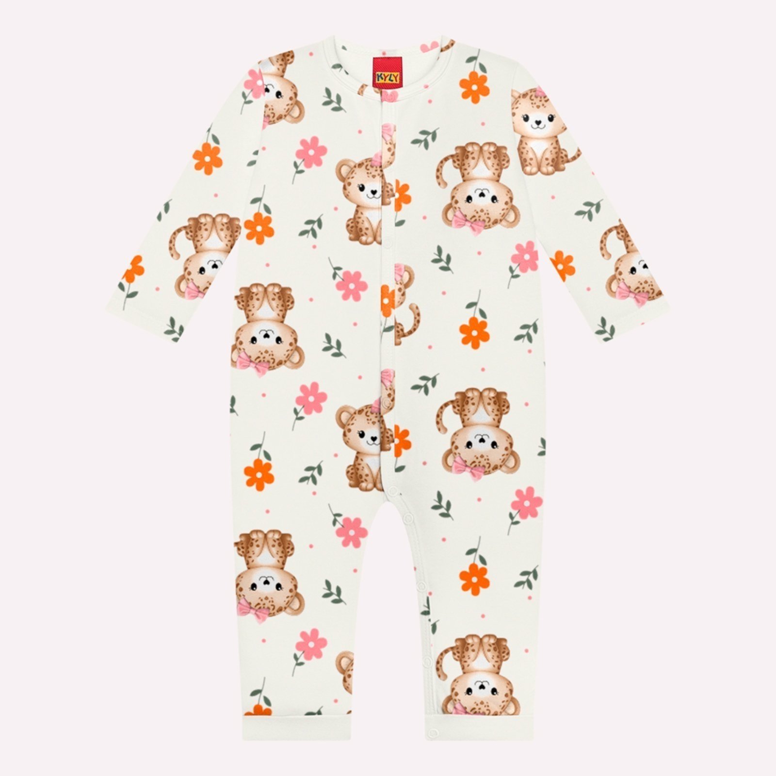 Infantil - Macacão Menina Bordado Kyly
