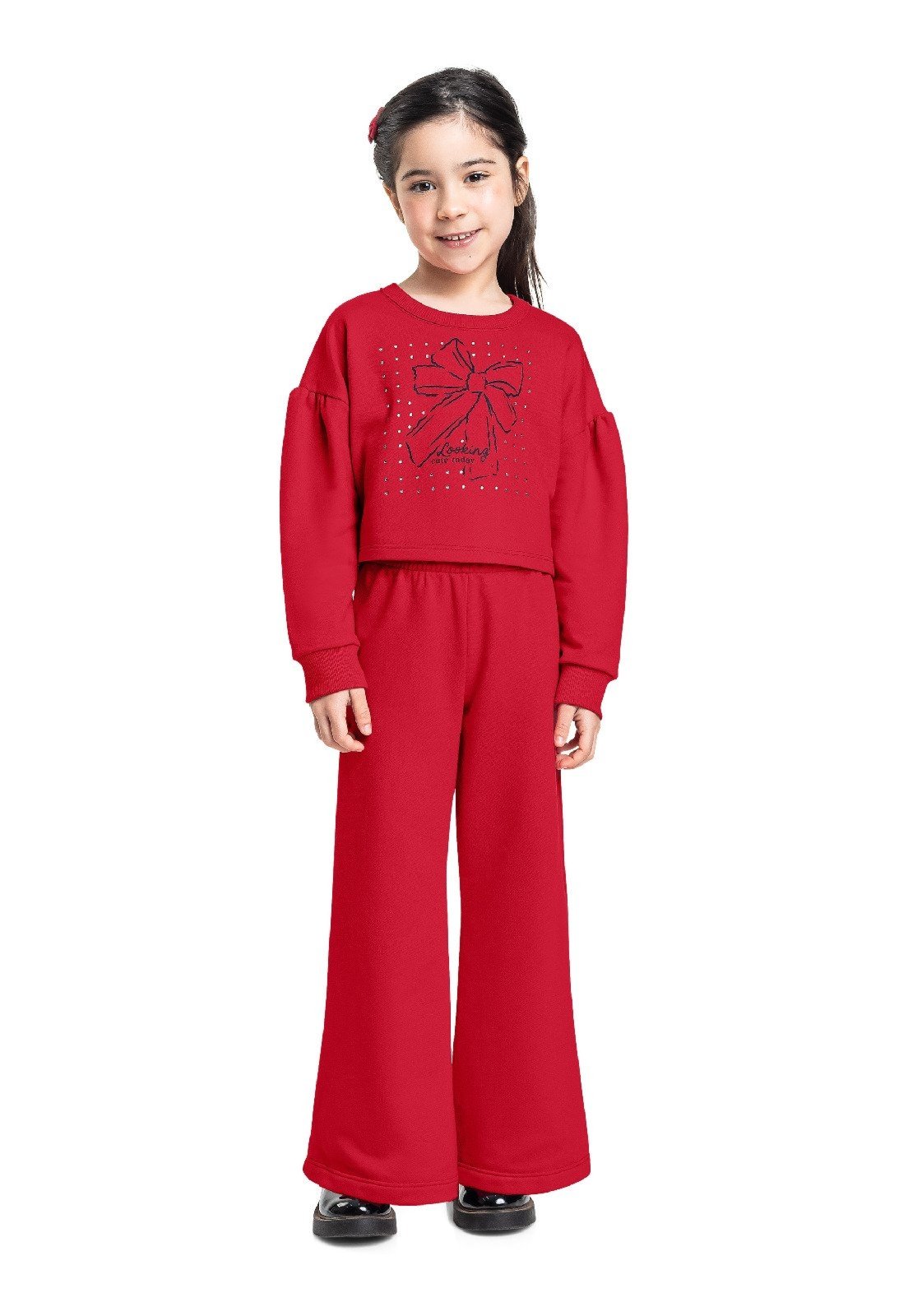Infantil - Conjunto Looking Cute Today Bee Loop Preto