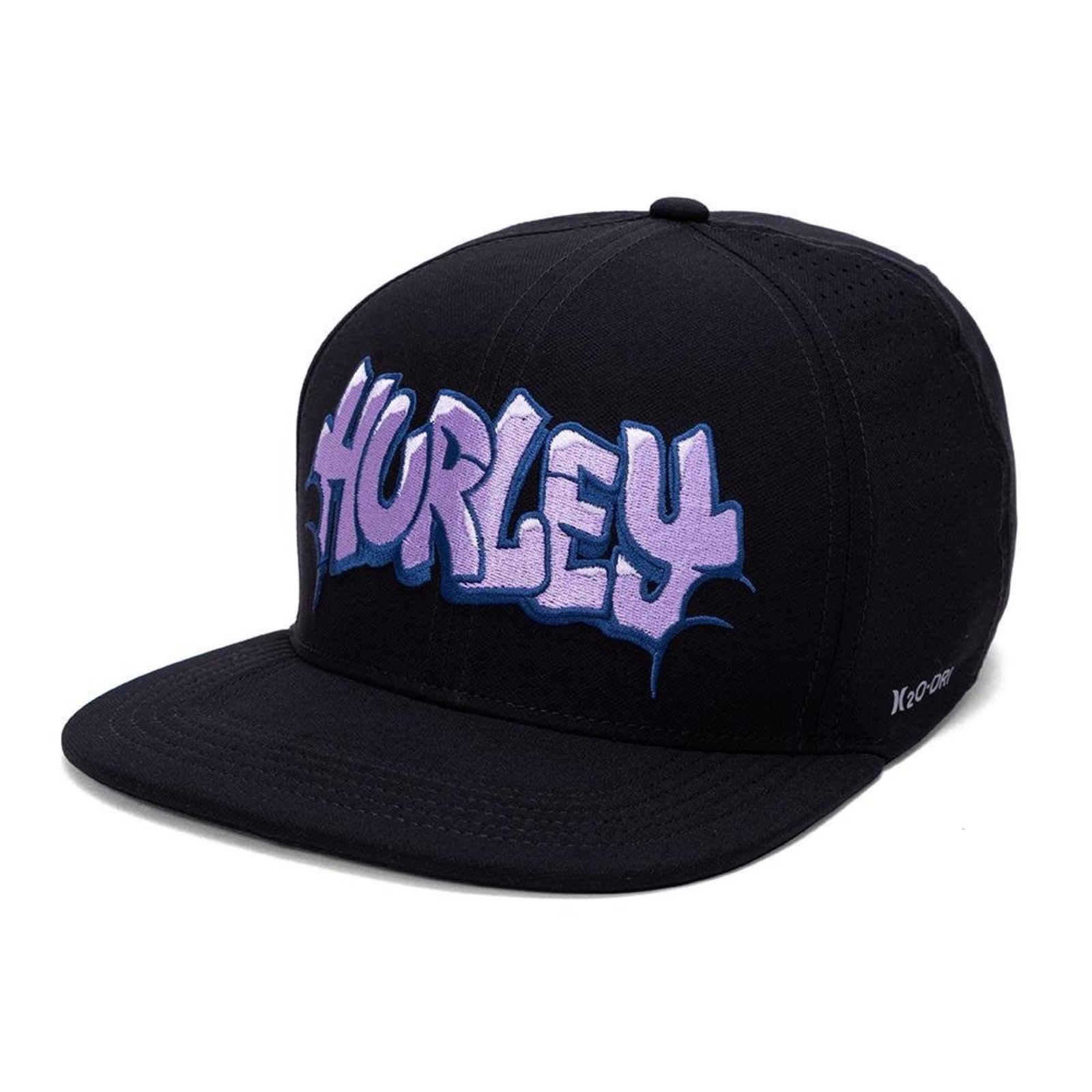 Boné Hurley Aba Reta Flat Bomb SM27 Preto