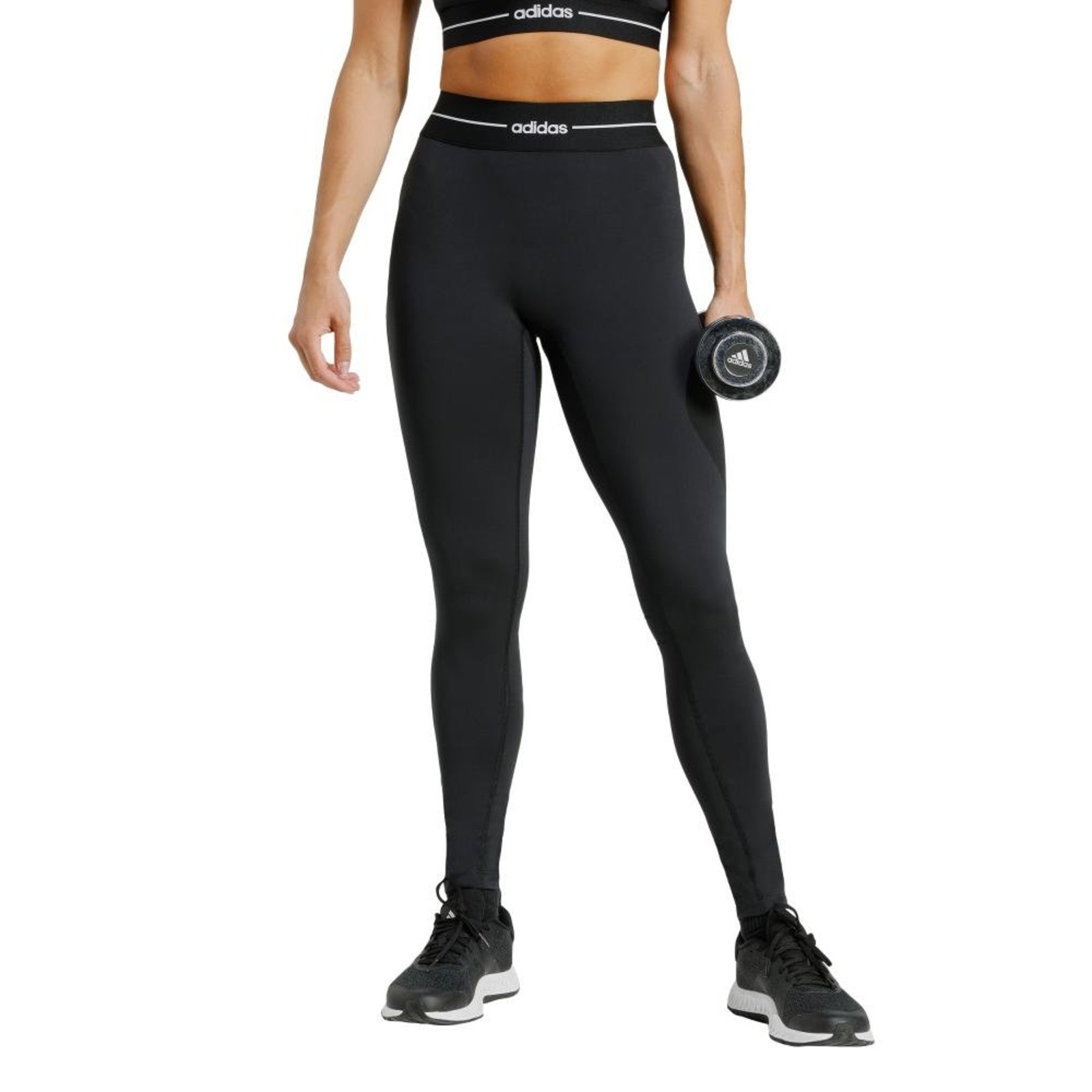 Calça Legging Longa Hyperglam adidas Performance Preto