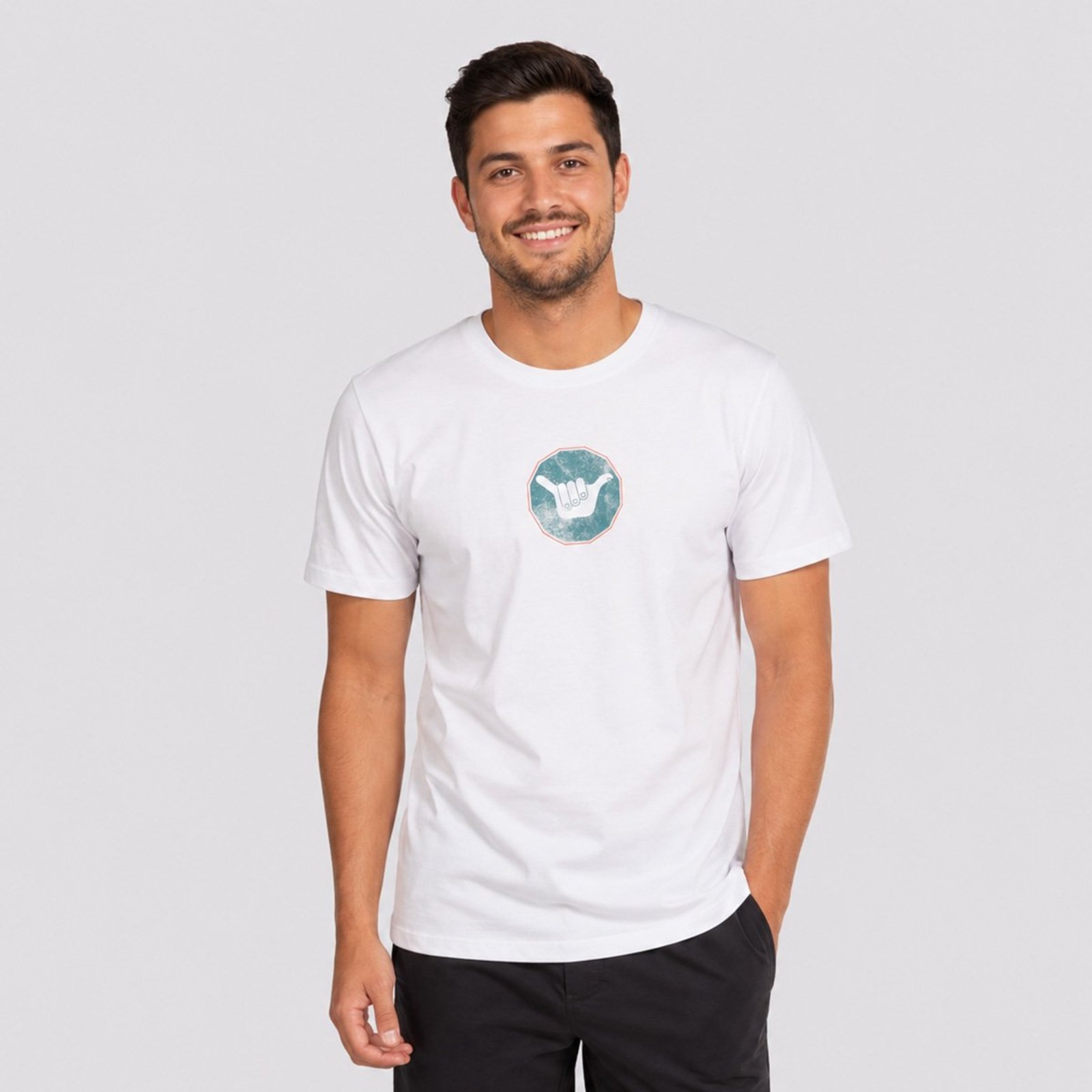 Camiseta Hang Loose Sign Branca