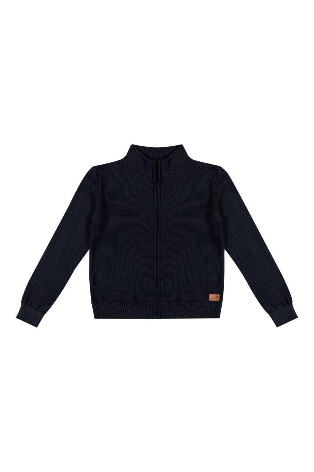 Infantil - Suéter Menino Tricô Com Zíper Colorittá Azul