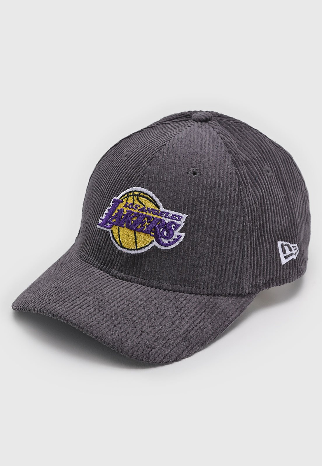 Vista 3 Boné Unissex New Era Cord 9Forty Los Angeles Lakers new era roxo