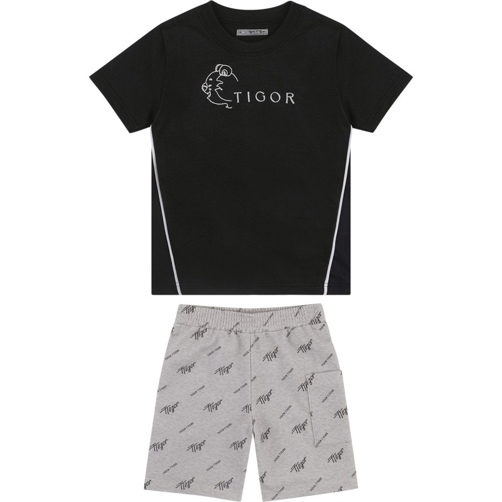 Infantil - Conjunto Curto Menino Tigor T. Tigre