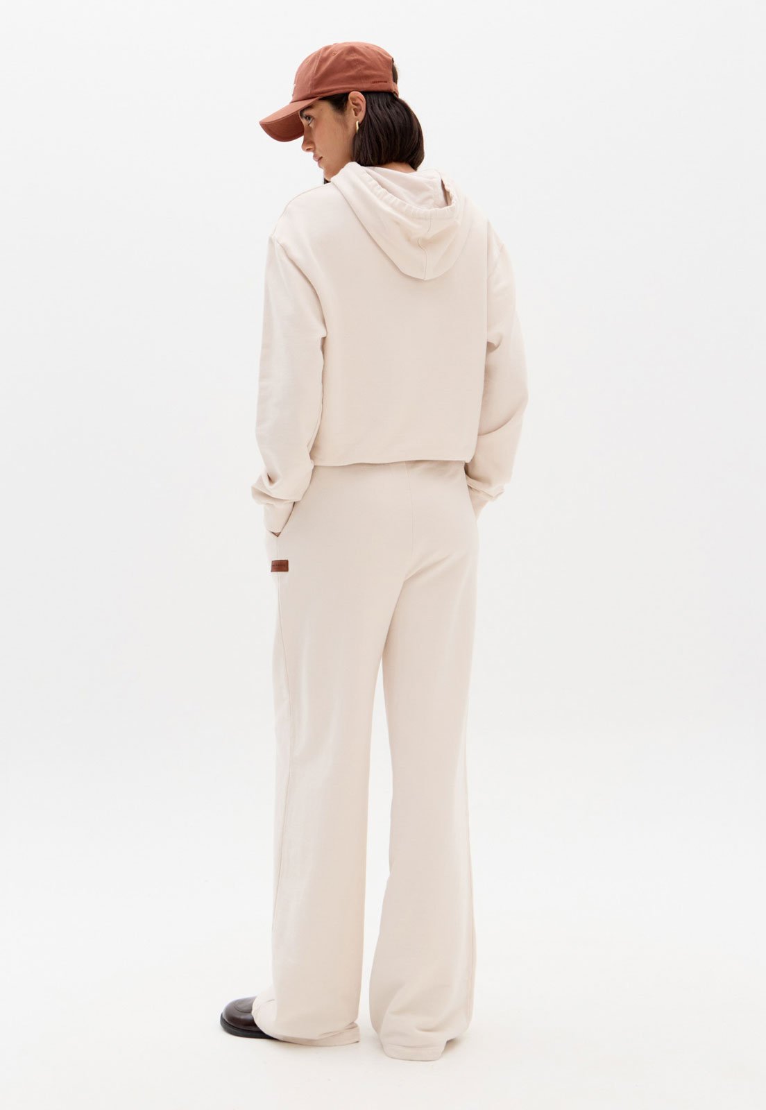 Vista 3 Calça Feminina Lança Perfume Cós Elástico Off-White off-white white Lança Perfume off-white white
