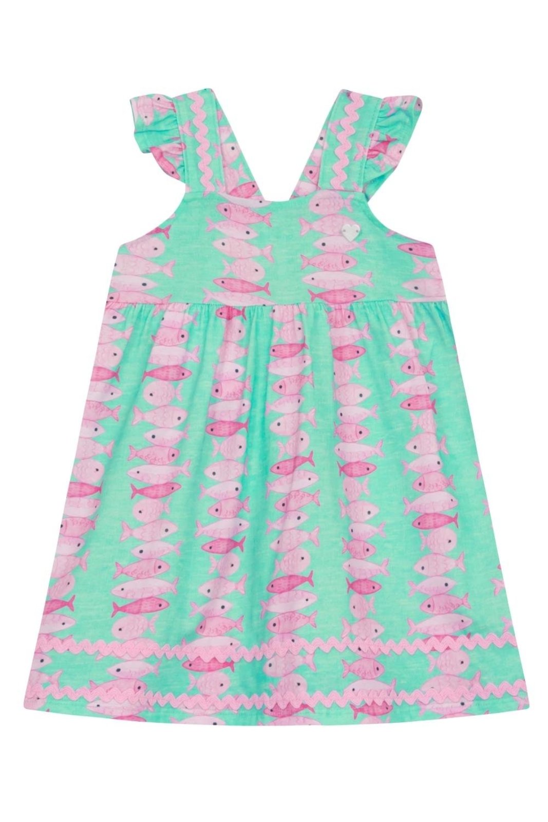 Infantil - Vestido menina em meia malha Brandili