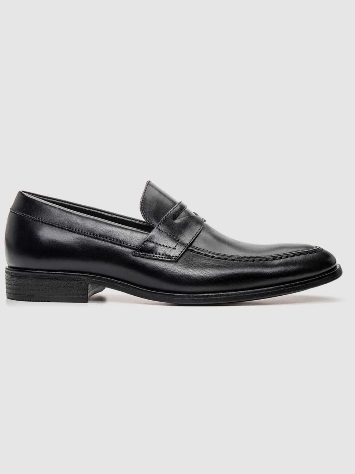 Sapato Social Preto Couro Elegancia Premium Qualidade Sofisticação E Estilo Zapattero
