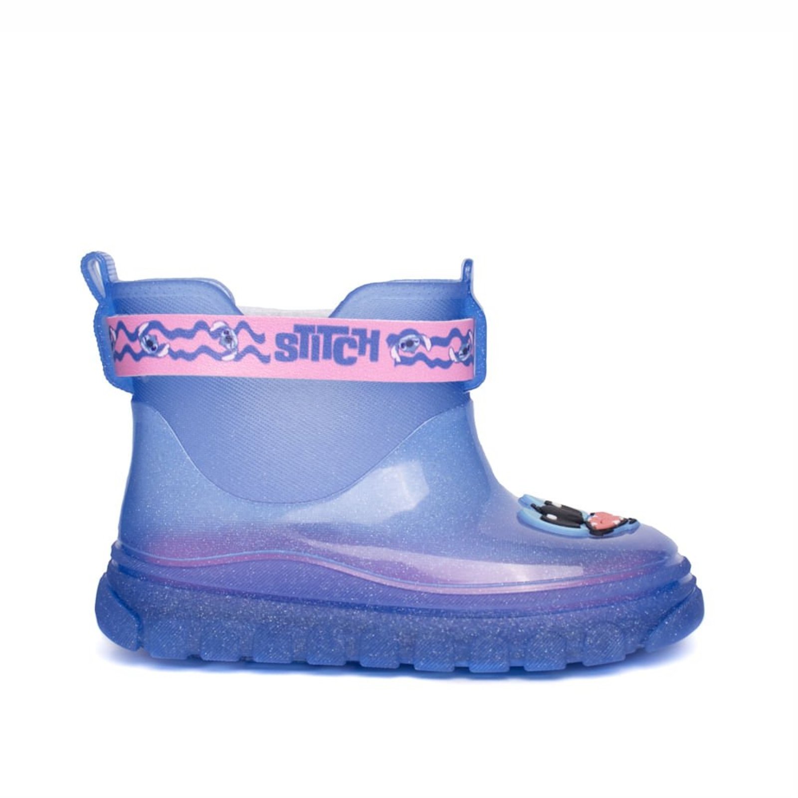 Infantil – Bota Galocha Grendene Disney Stich Baby Glitter Azul