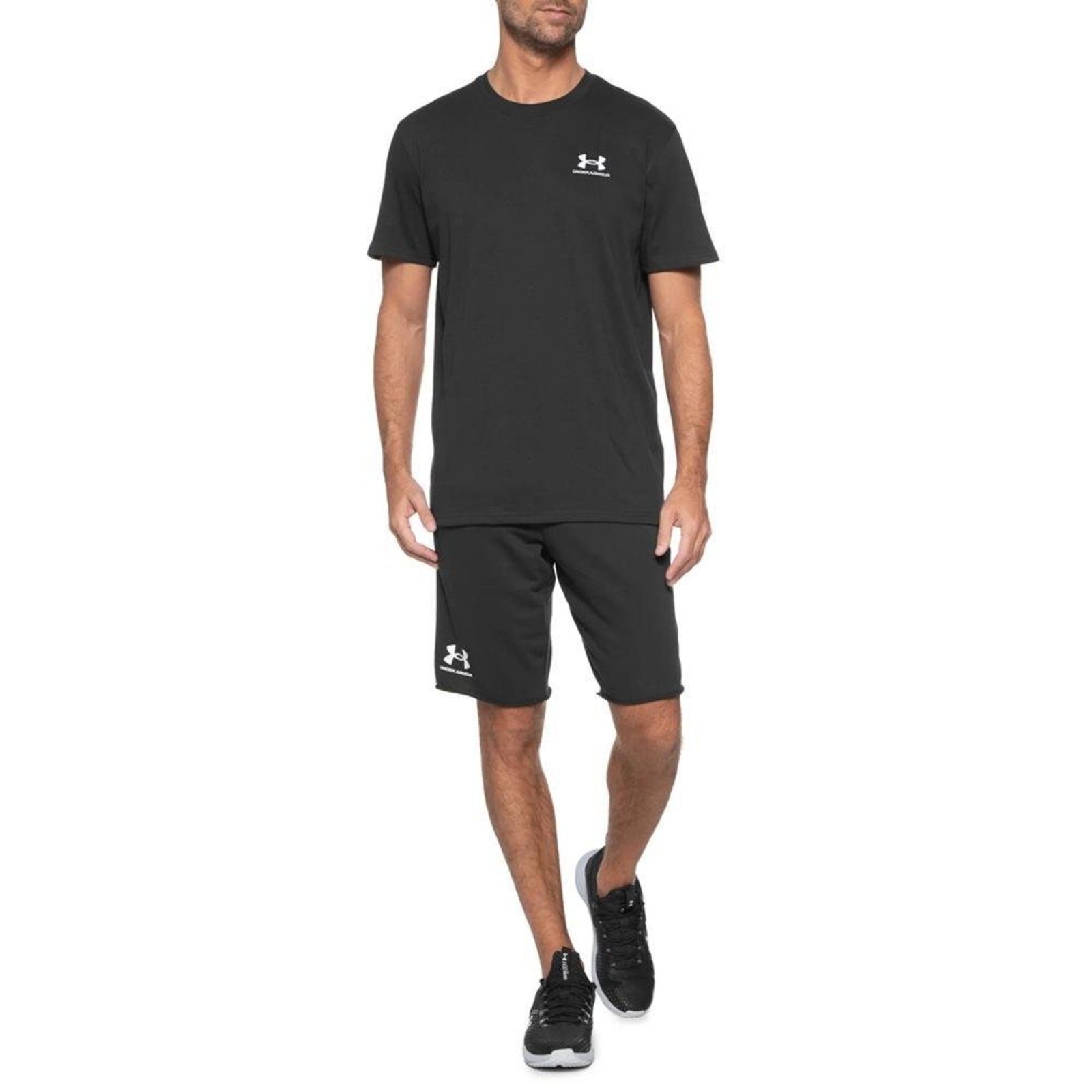 Camiseta Masculina Malha Under Armour Logo 1373997 Preto G
