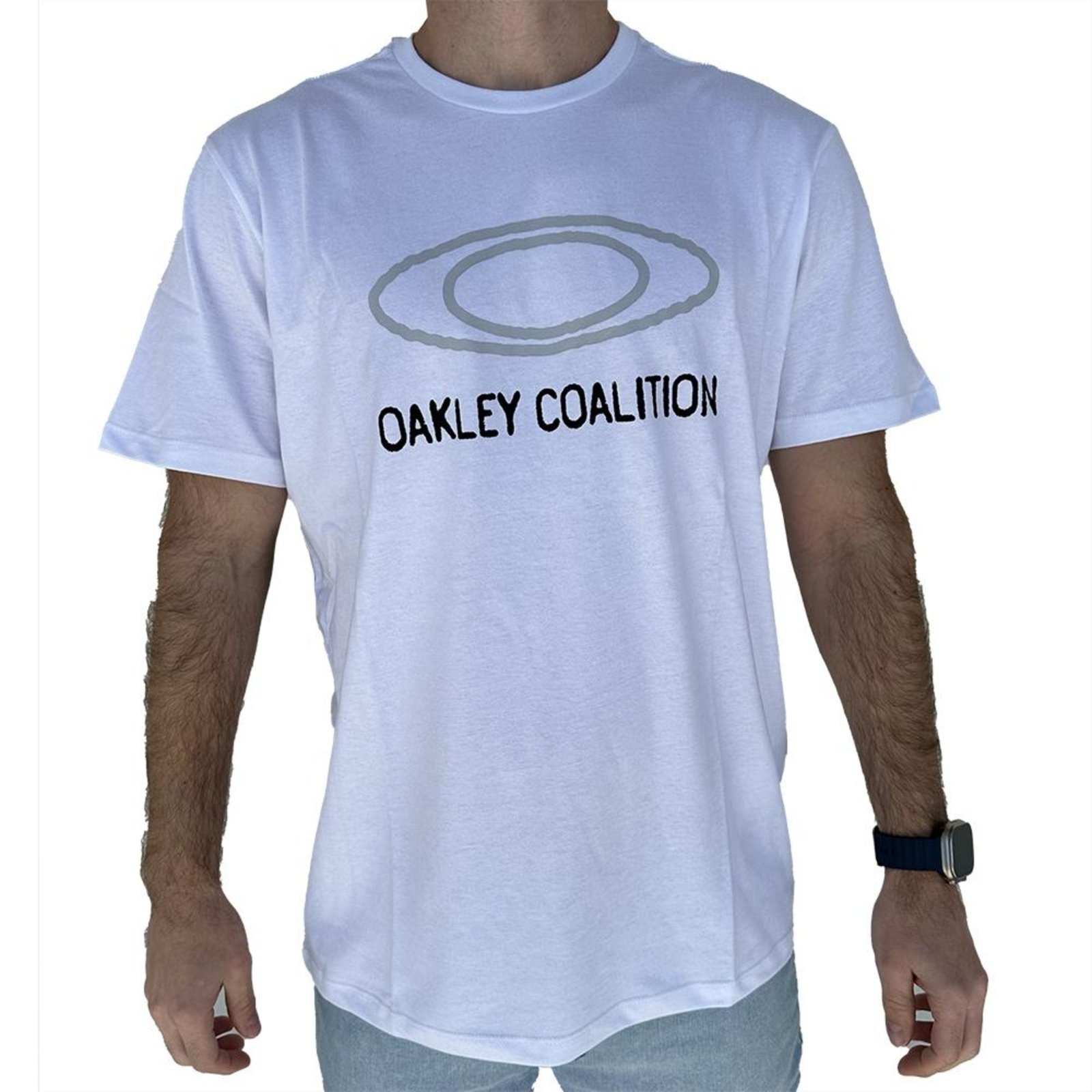 Camiseta Oakley Coalition Graphic WT24 Masculina White