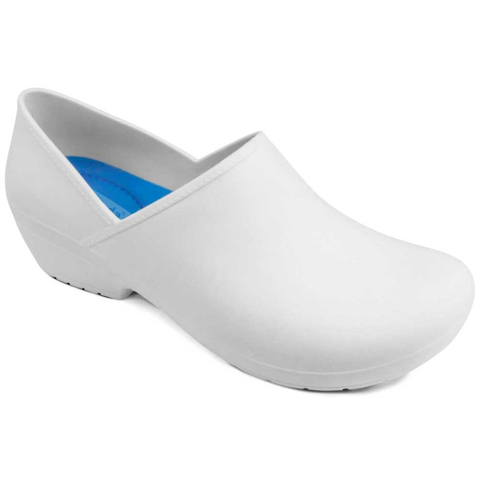 Sapato Profissional Feminino Susi Branco Azul Works Boaonda 1441-901-002