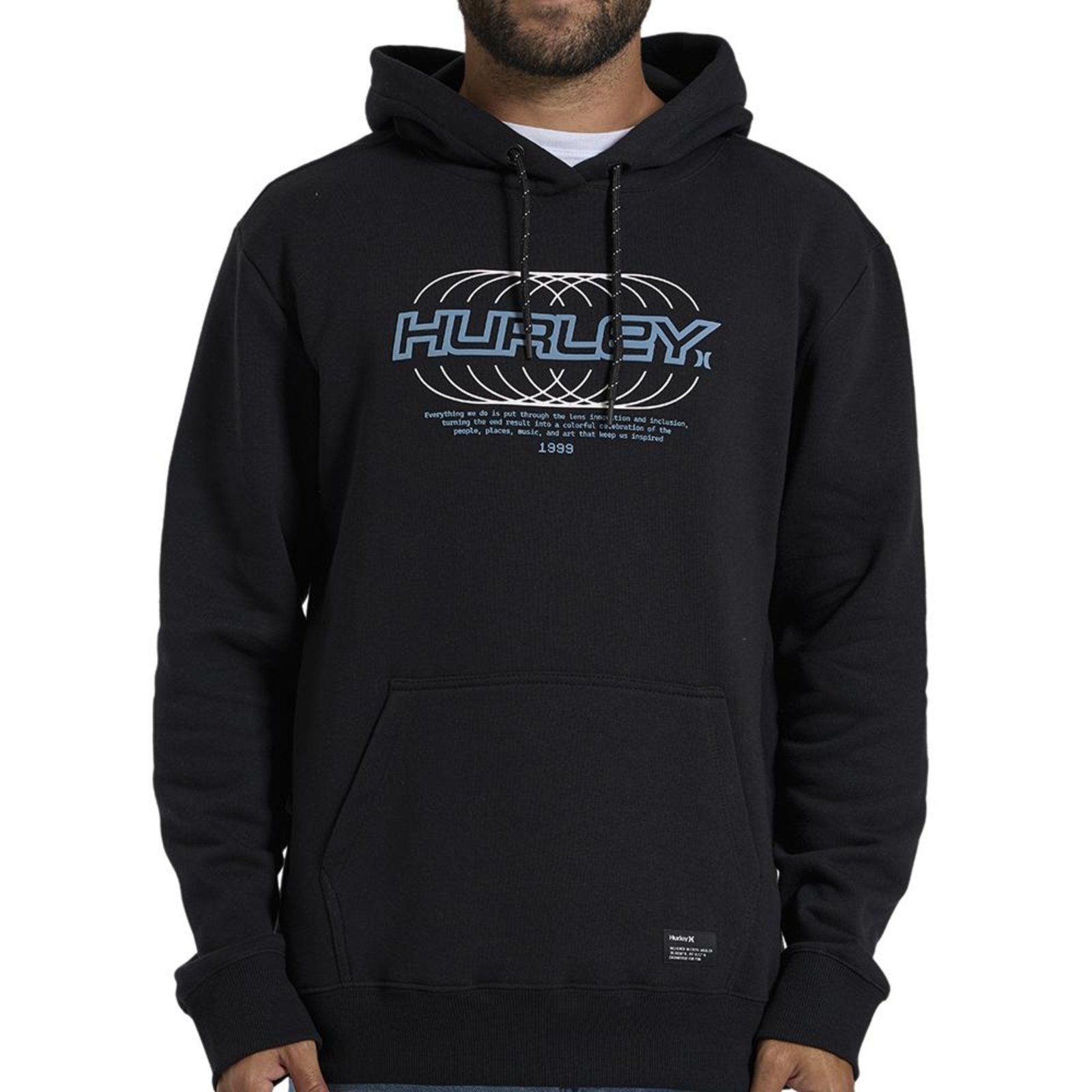 Moletom Hurley Hurley Nine Nine WT26 Masculino Preto