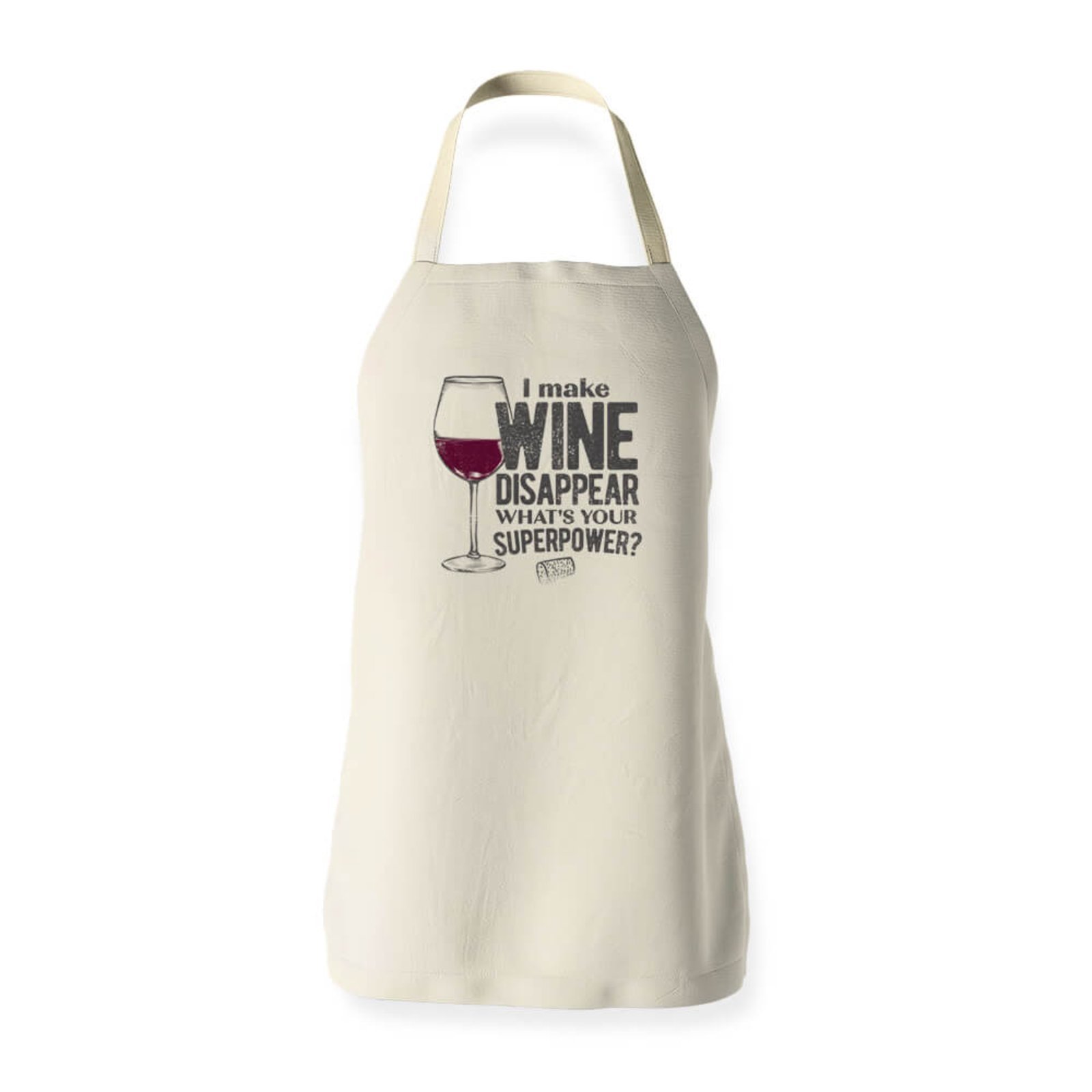 Avental Wine Disappear - Bege - Casual - Studio Geek