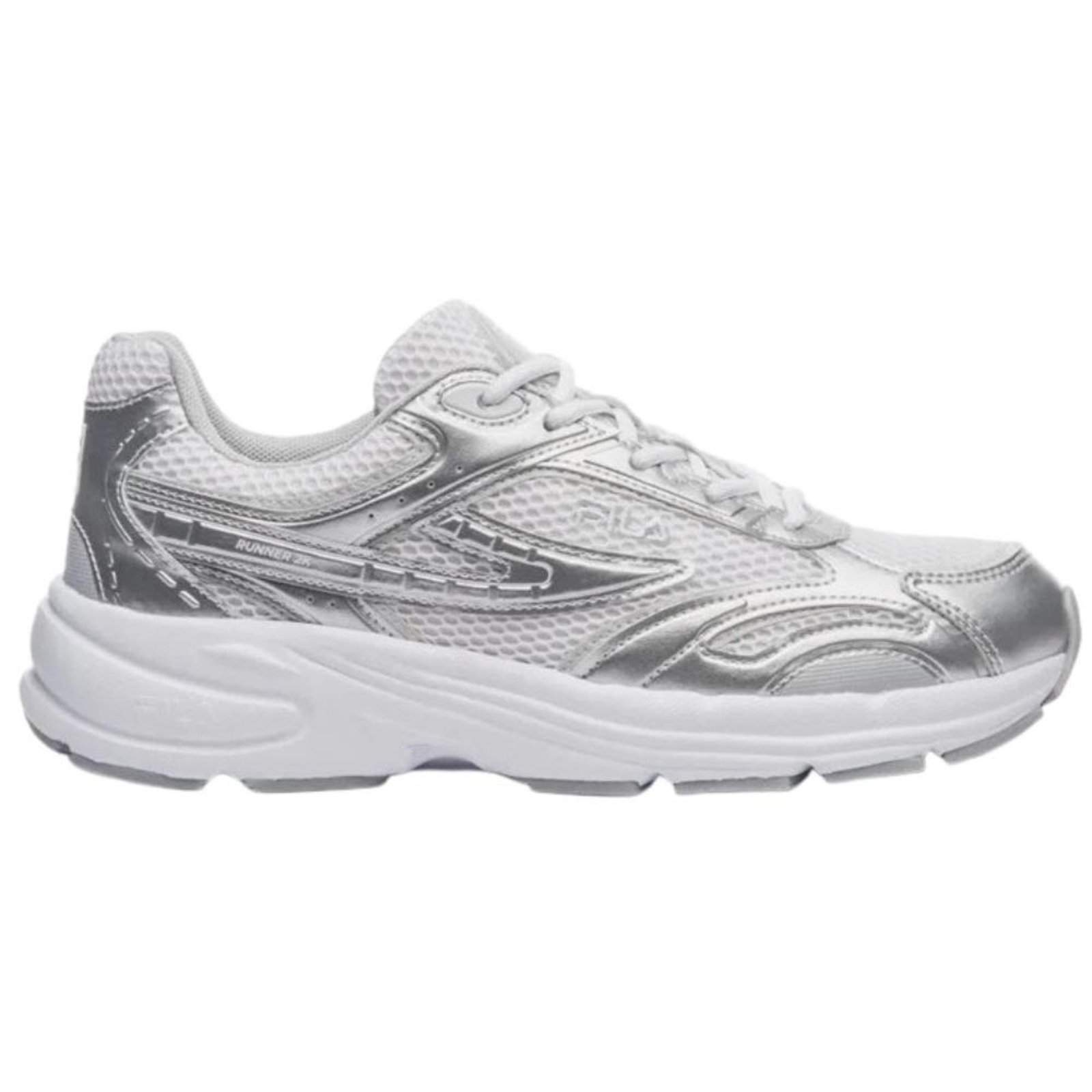 Tênis Fila Runner 2k Masculino - Prata/branco/cinza