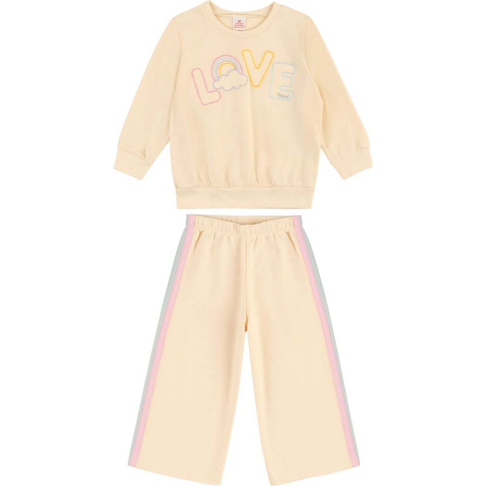 Infantil - Conjunto Longo Love Menina Marisol