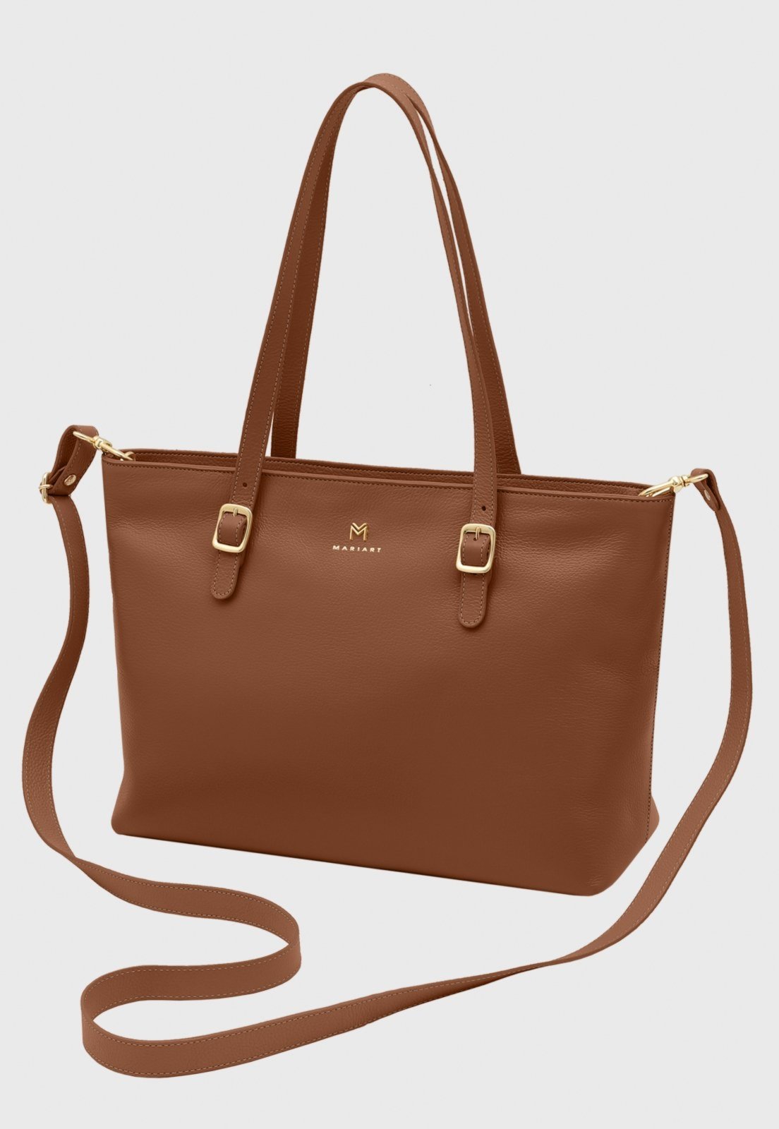 Bolsa Transversal Couro Mariart Cedro Camel