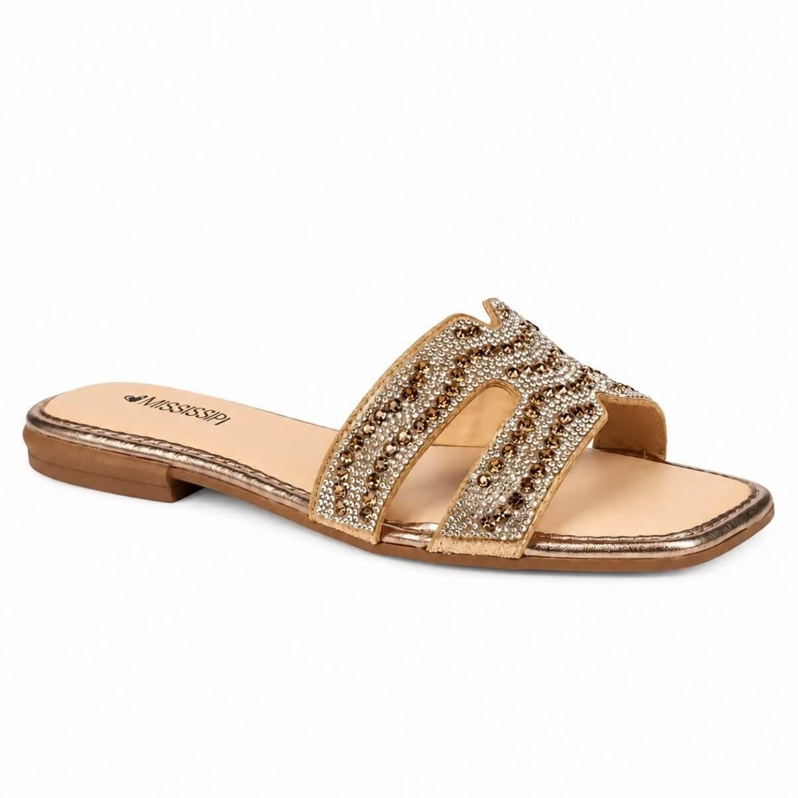 Rasteira Feminina Mississipi J2811 Dourada
