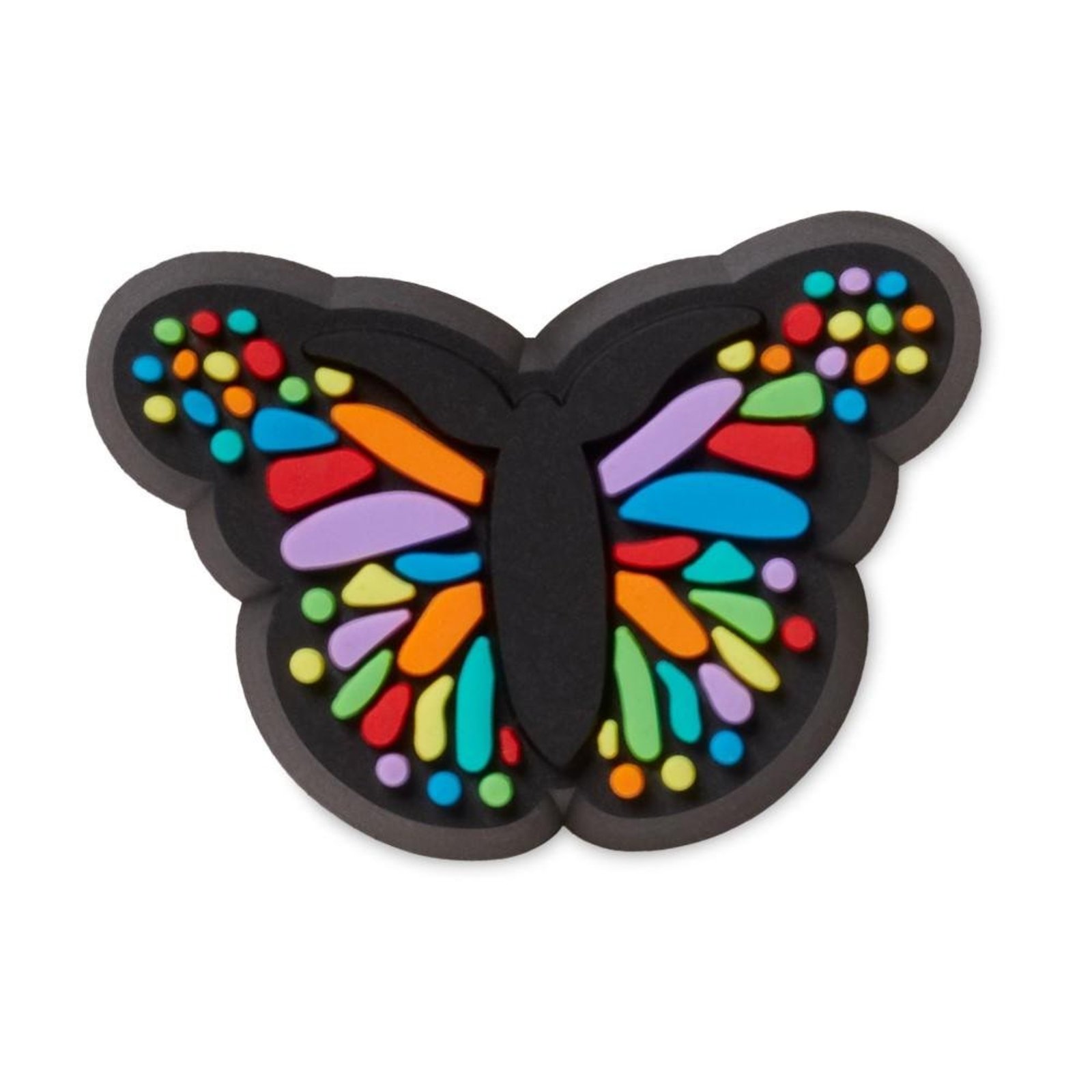Infantil - Jibbitz™ Borboleta Colorida Pequena Único Branco
