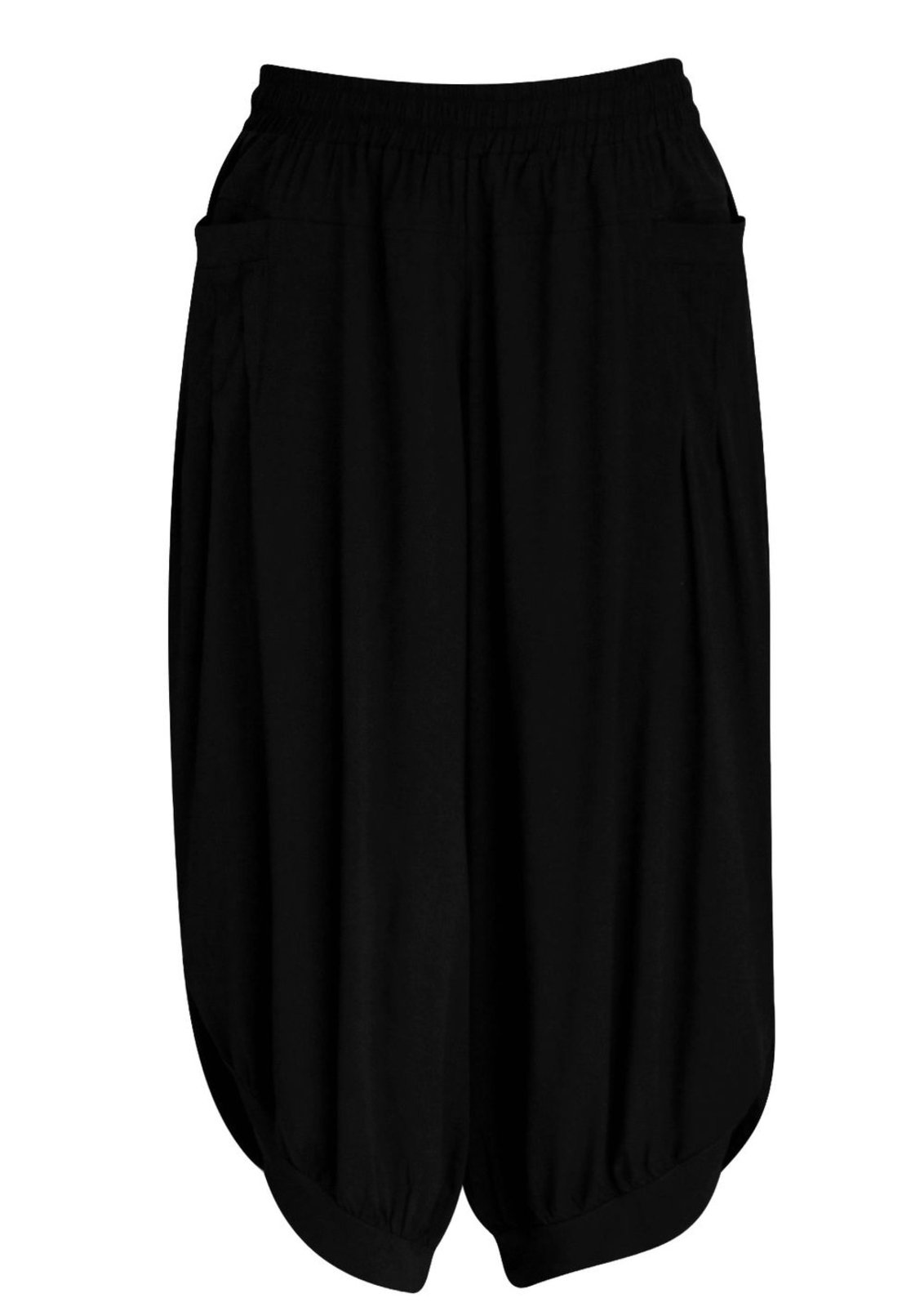 Calça Pau a Pique Pantacourt Viscose Preto PRETO – G Pau a Pique