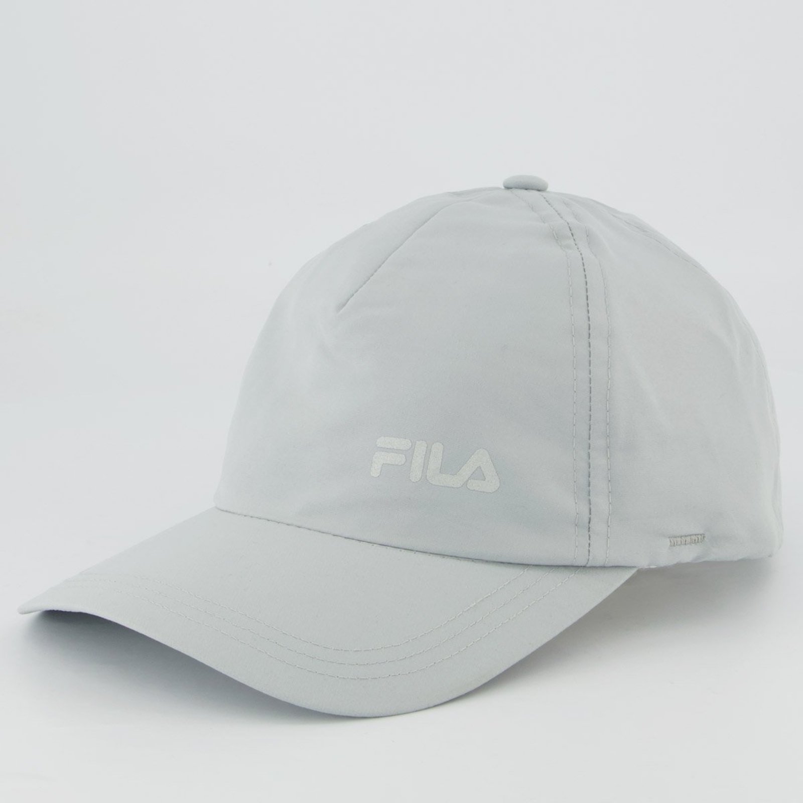 Boné Fila Running Logo Cinza