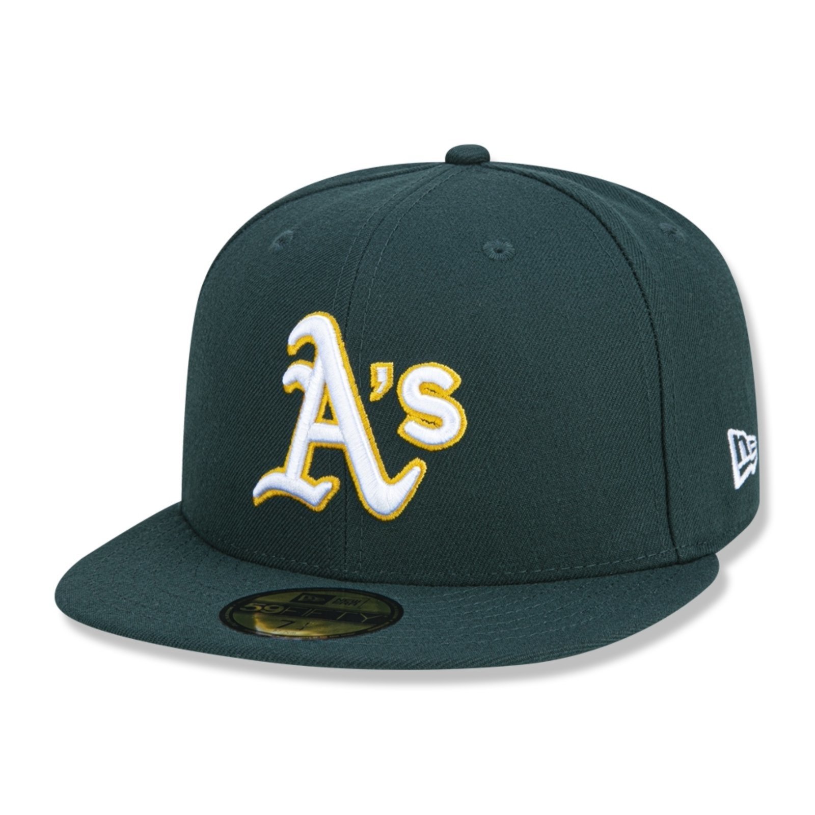 Boné New Era 59fifty Oakland Athletics Aba Reta Fitted Verde
