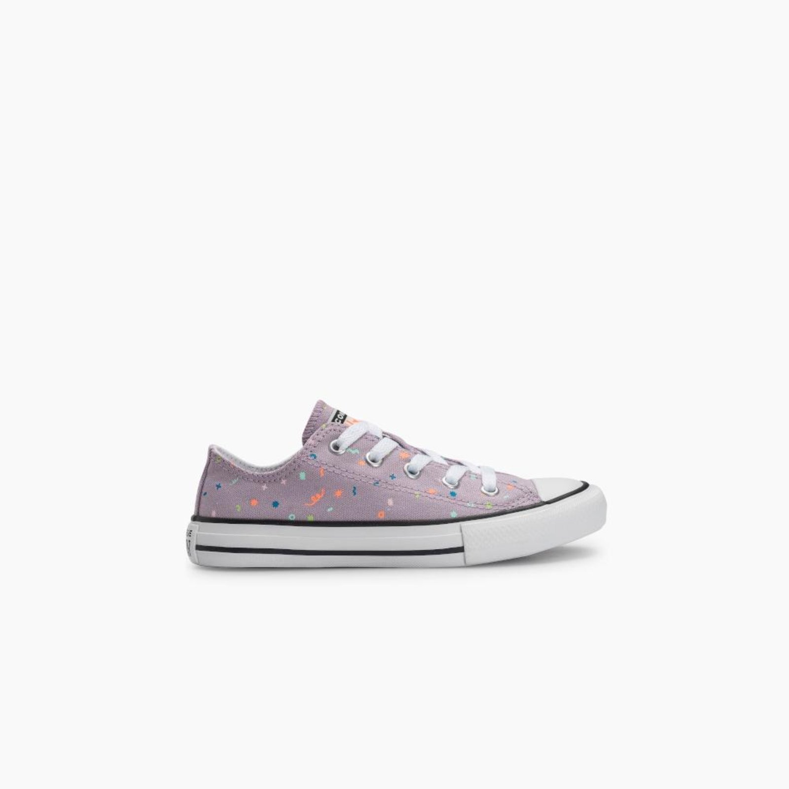 Vista 2 Infantil - Chuck Taylor All Star Confetti Party Juvenil Cano Baixo Converse preto Converse preto