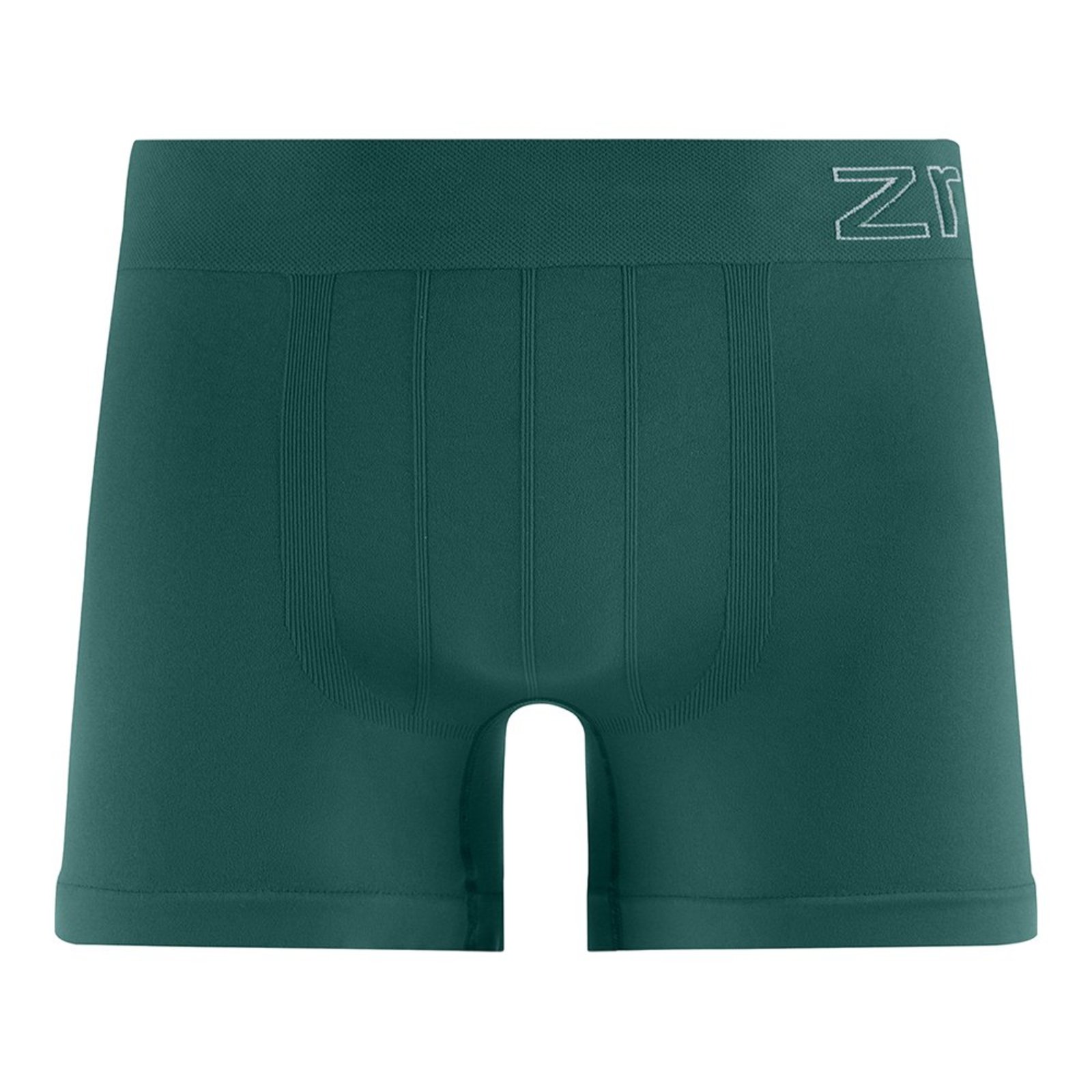 Cueca Boxer Plus Size sem Costura Lisa Verde