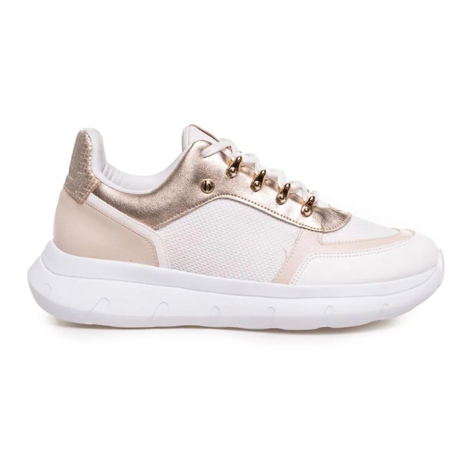 Vista 2 Tênis cê Casual Metal Feminino BEBECÊ branco BEBECÊ branco