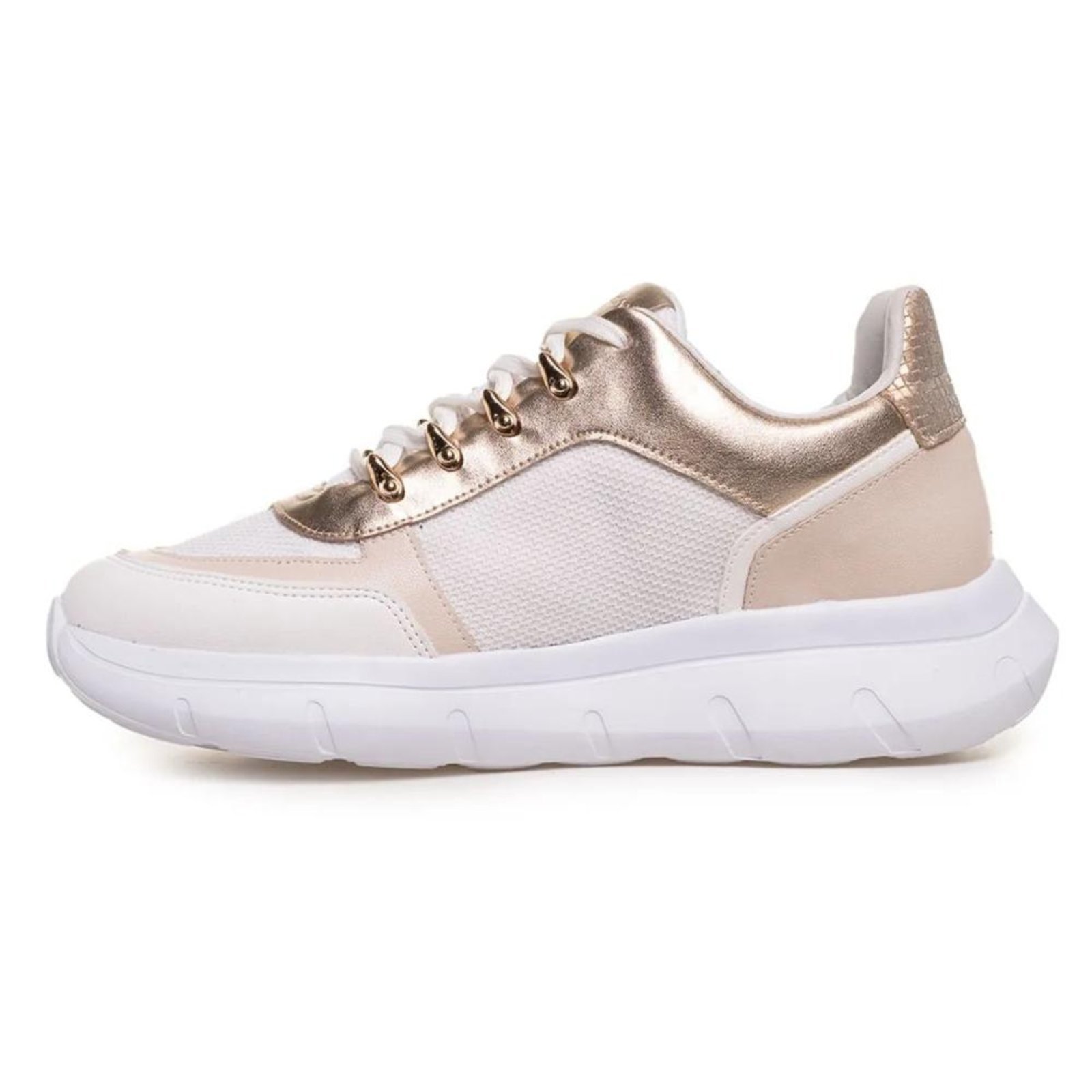 Vista 3 Tênis cê Casual Metal Feminino BEBECÊ branco BEBECÊ branco