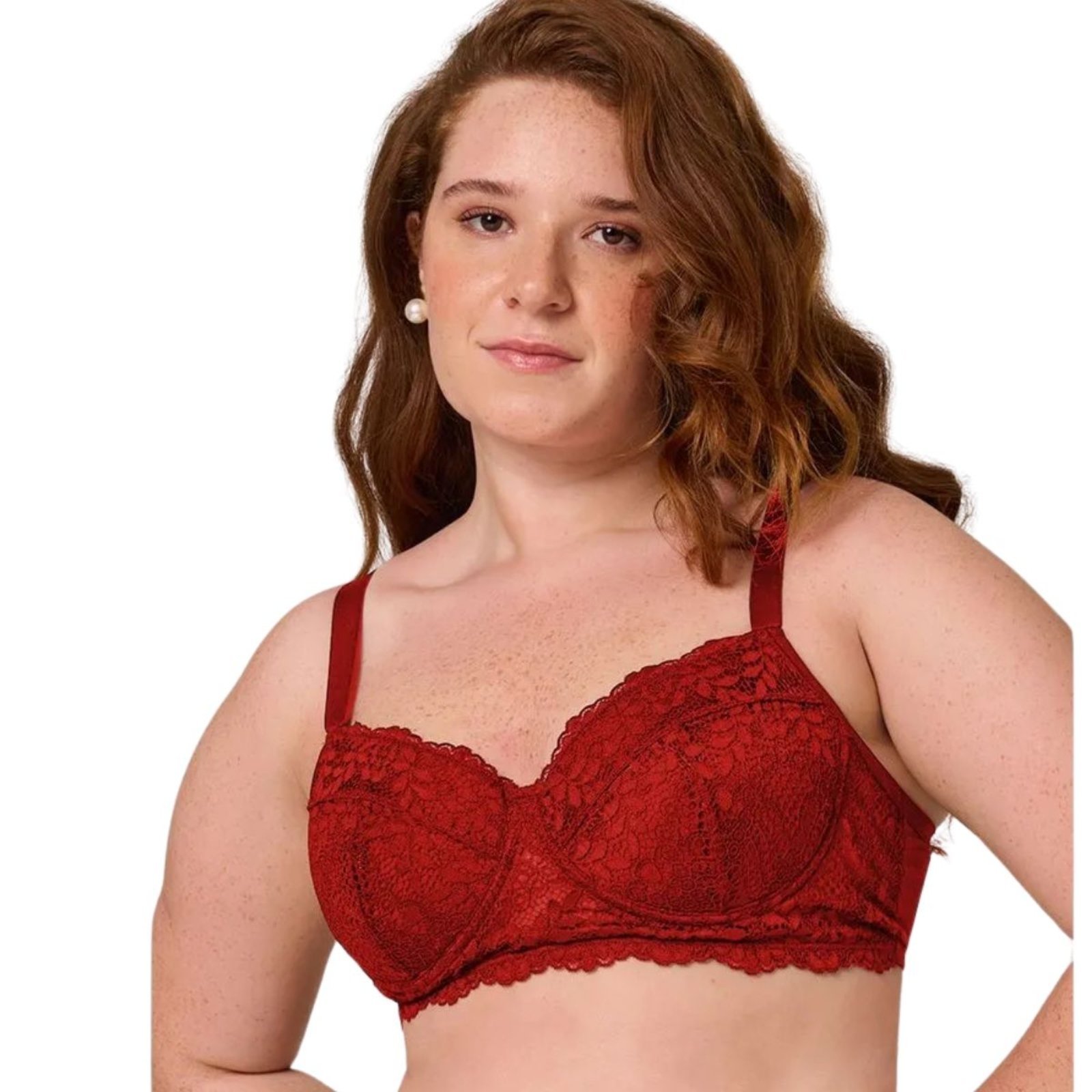 Sutiã Meia Taça Bojo Flexível Plus Size Liebe