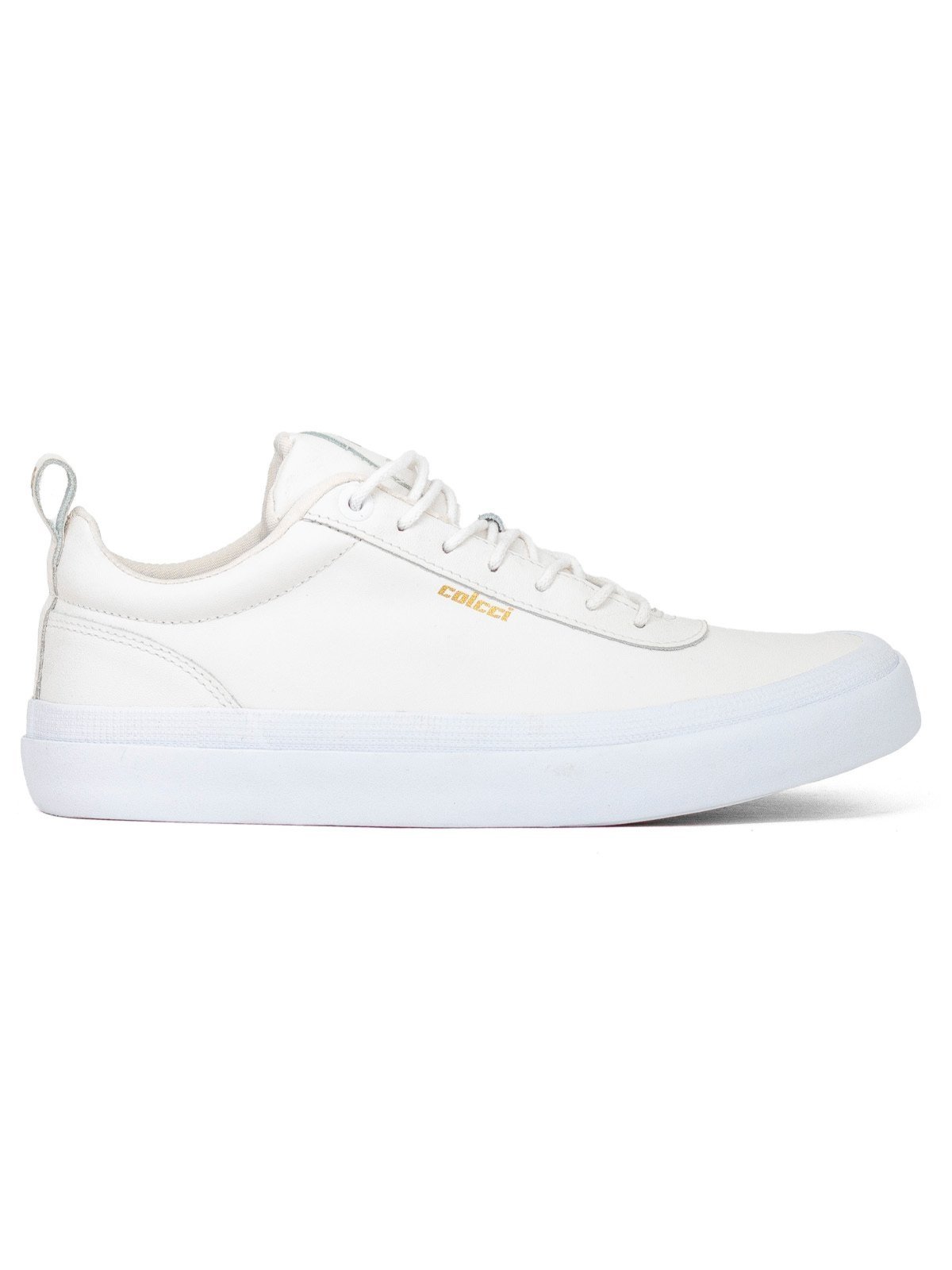 Tênis Masculino Colcci Casual Novus Couro Legítimo Confortável Resistente Branco