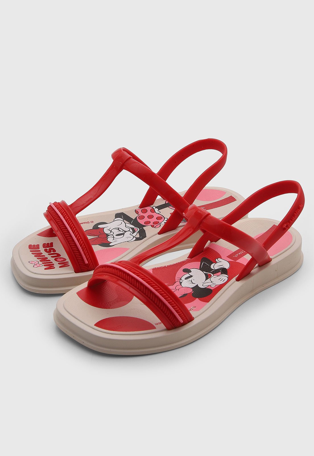 Infantil - Sandália Ipanema Minnie Mouse Vermelha