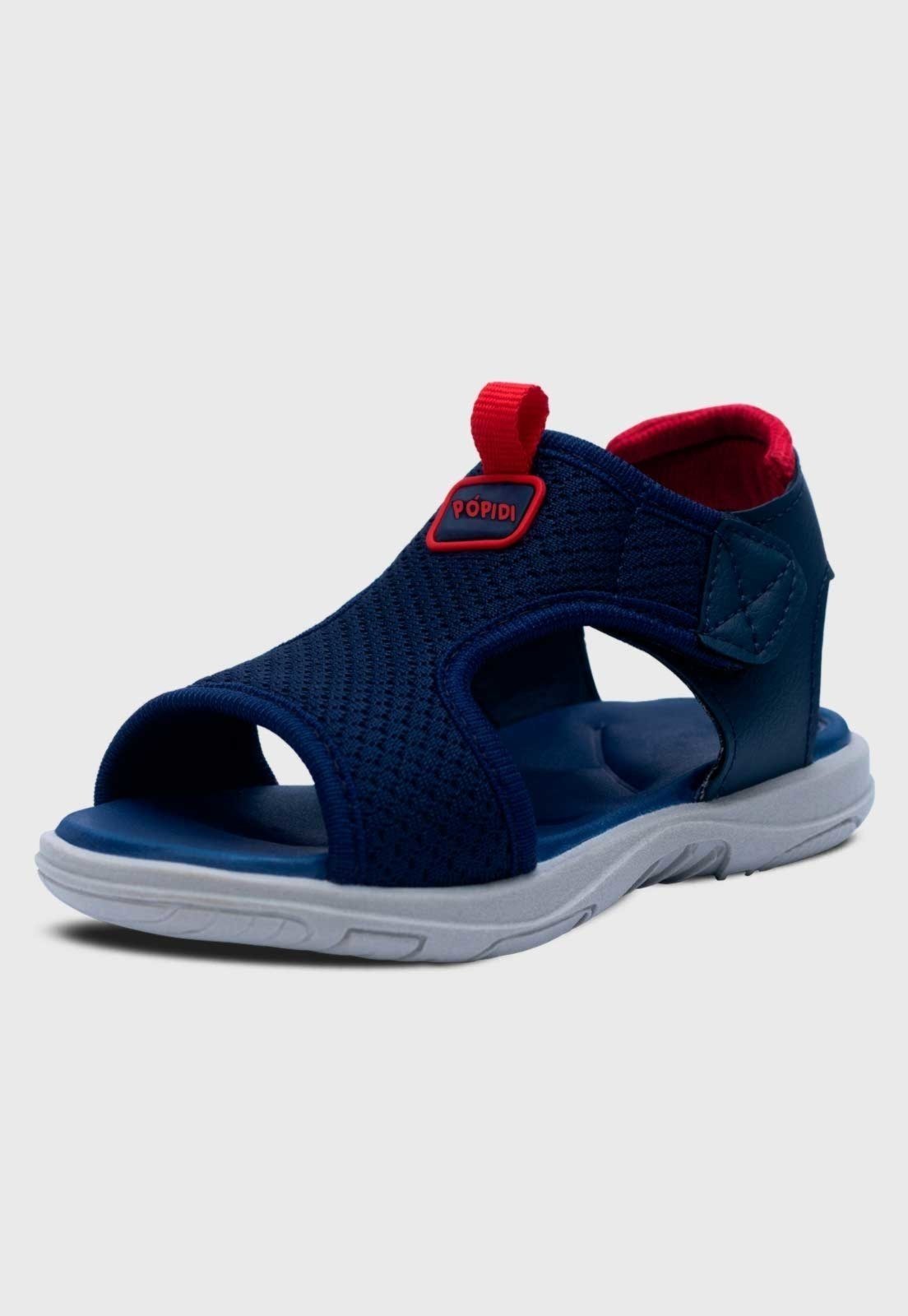 Infantil – Sandália Papete Menino Pópidi Azul Marinho