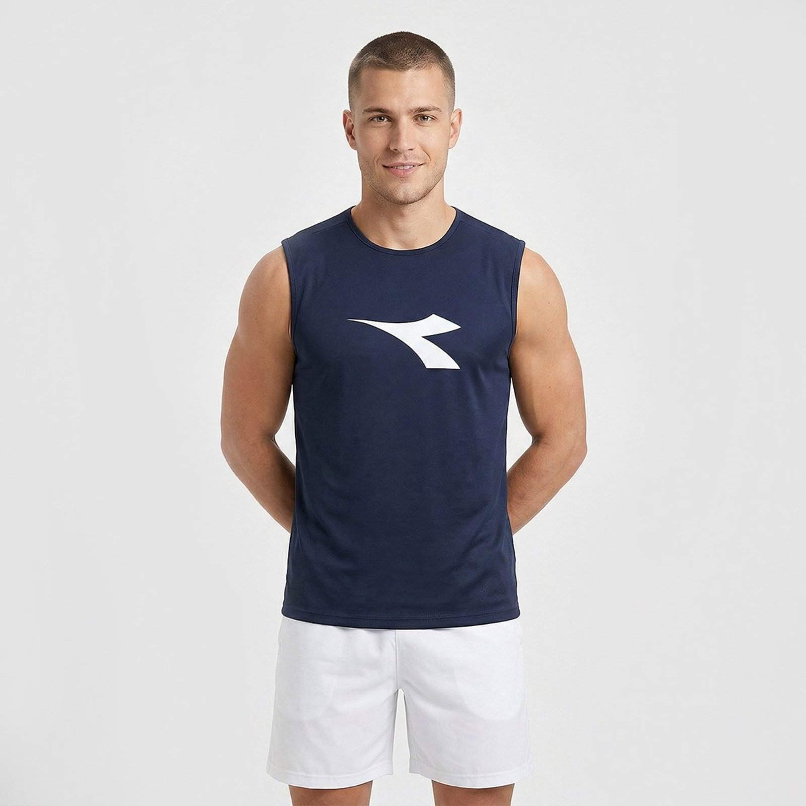 Regata Machão Diadora Big Logo Marinho