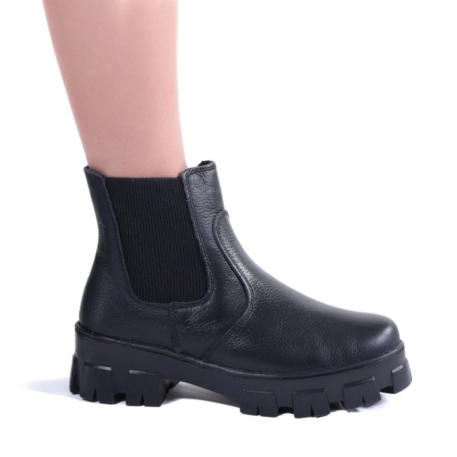 Coturno Feminino Zariff Chelsea 25202025 Preto Incolor