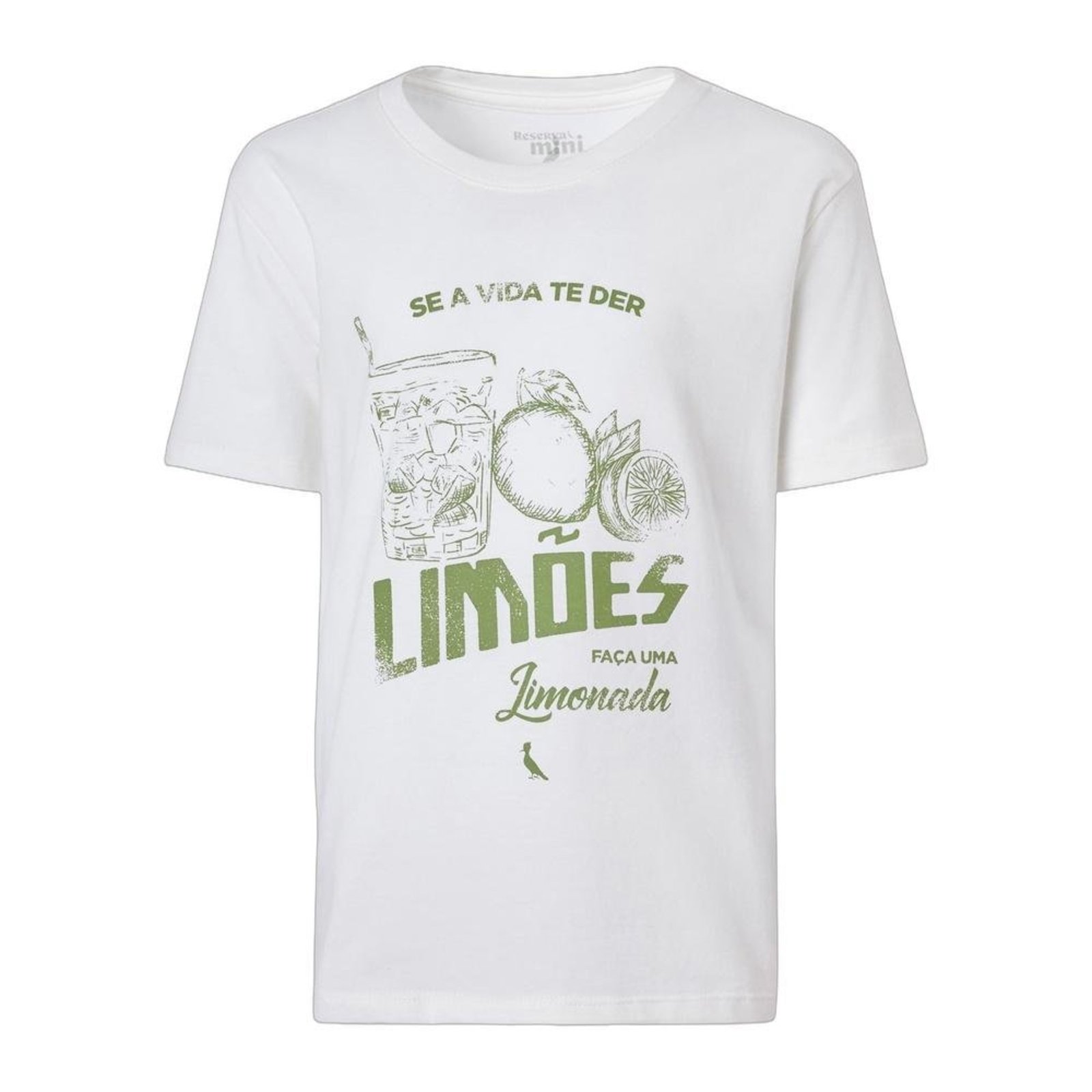 Infantil - Camiseta Mc Mini Estampada Limonada Reserva Mini