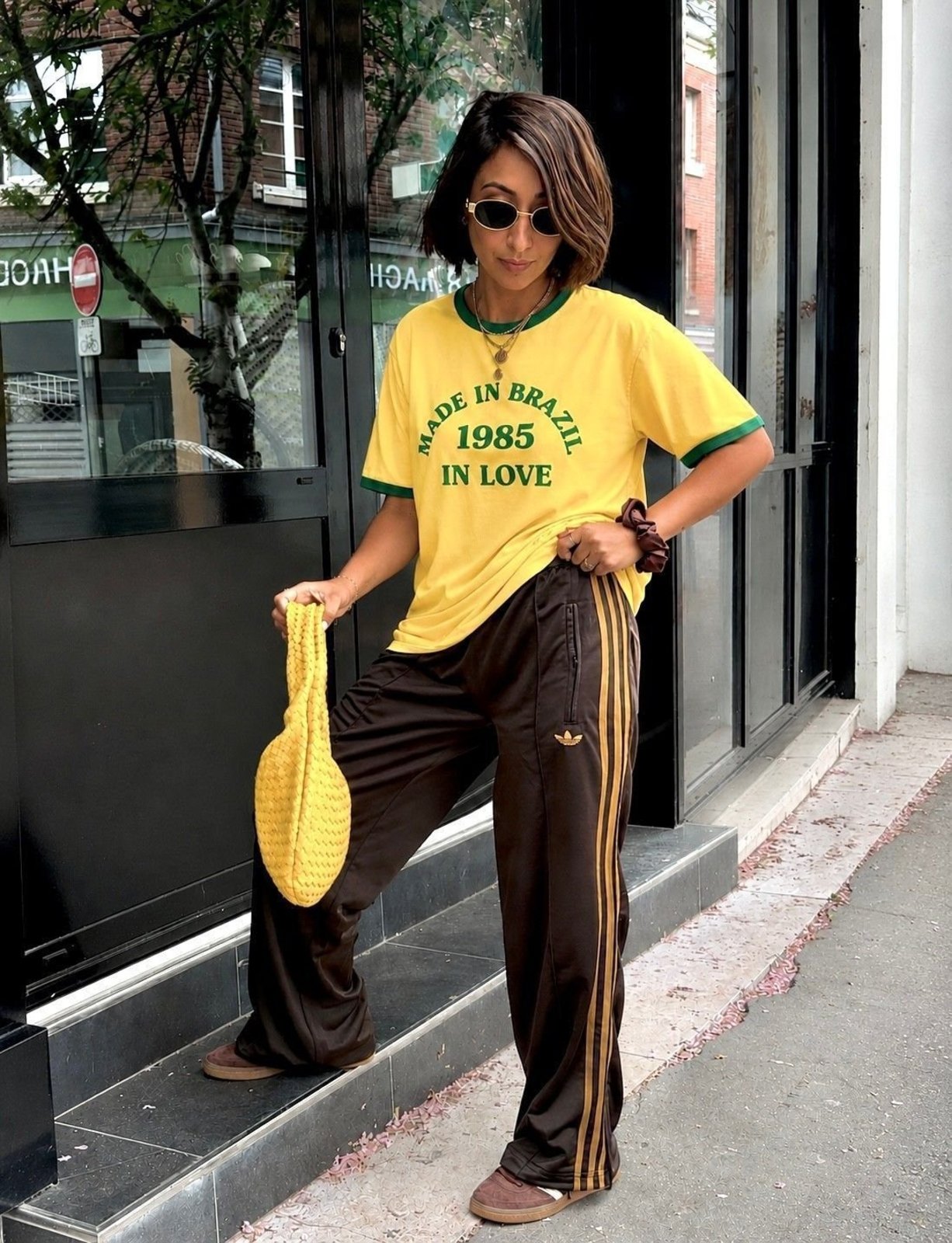 T-SHIRT SLIM MADE IN  ASIL AMARELO - Amarelo - In Love