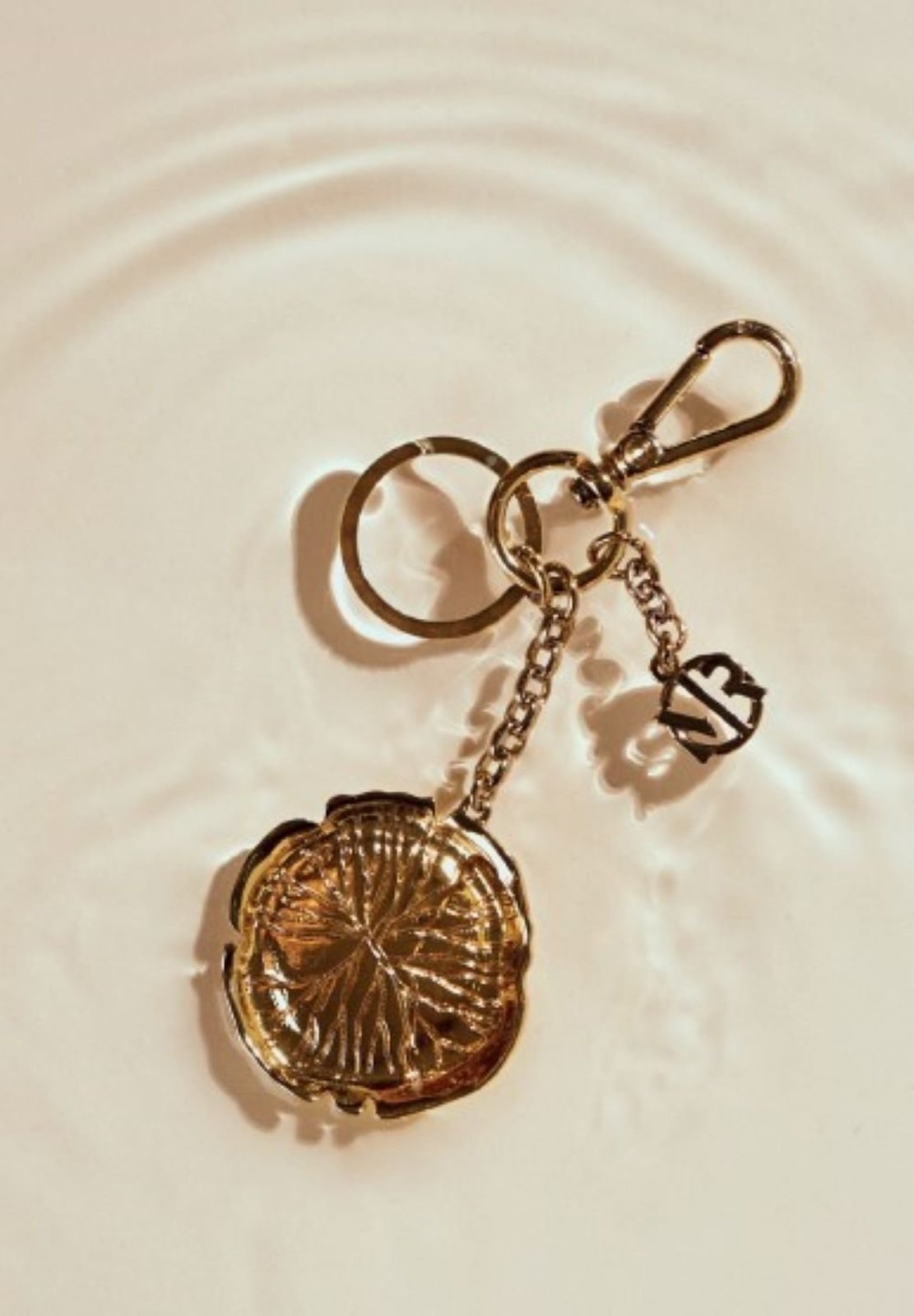 Chaveiro Morena Rosa Metal Personalizado Morena Rosa - Dourado