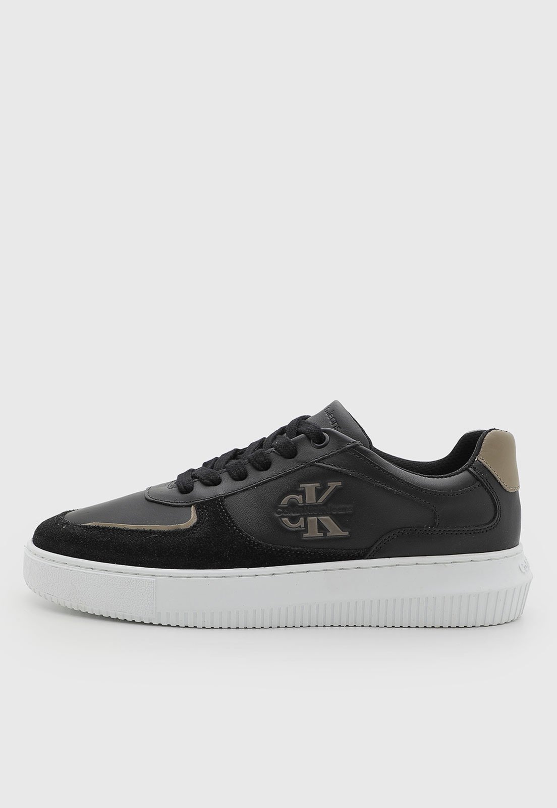 Tênis Masculino Calvin Klein Chunky Embossed Layer Preto