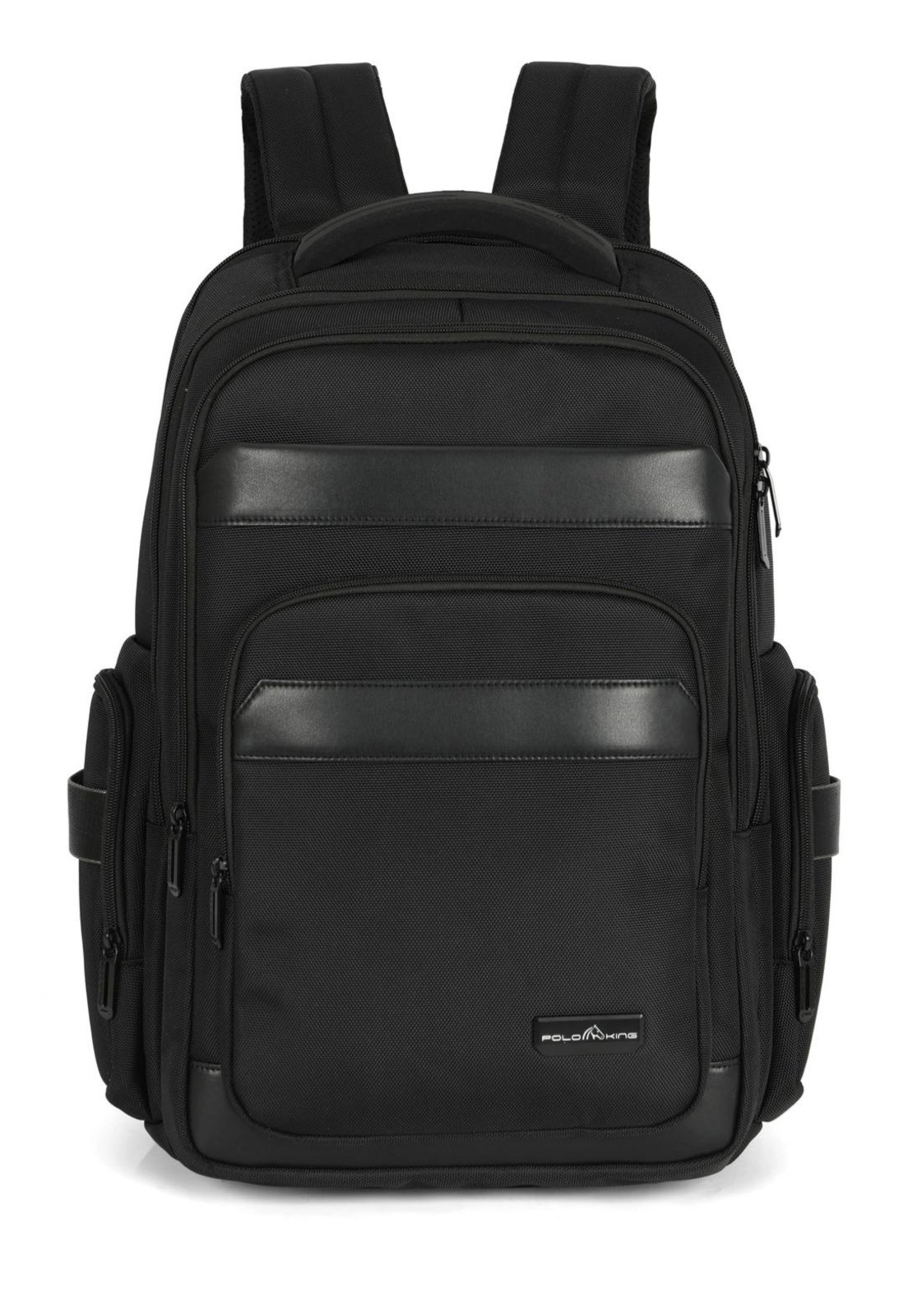 Mochila de Costas Grande Executiva First Notebook Polo King Preto